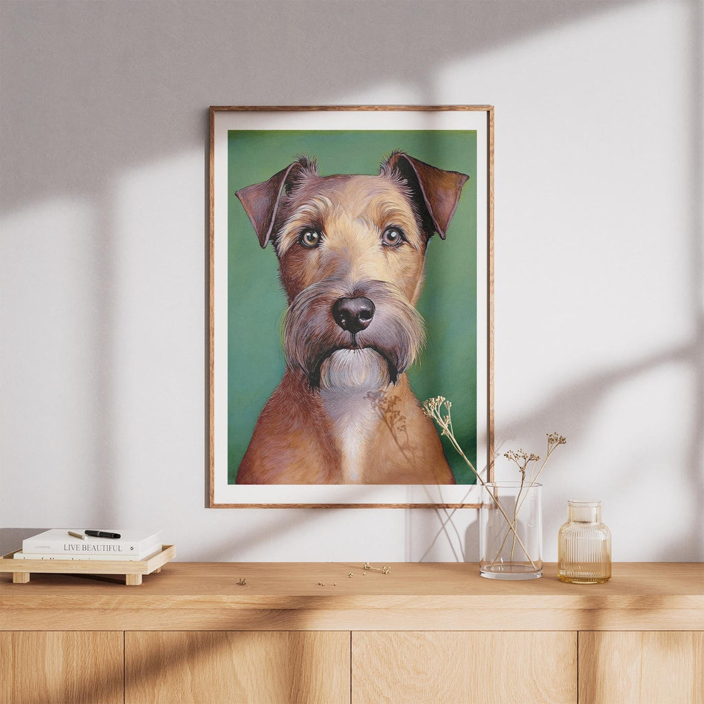 Irish Terrier Green Painted Series image 8