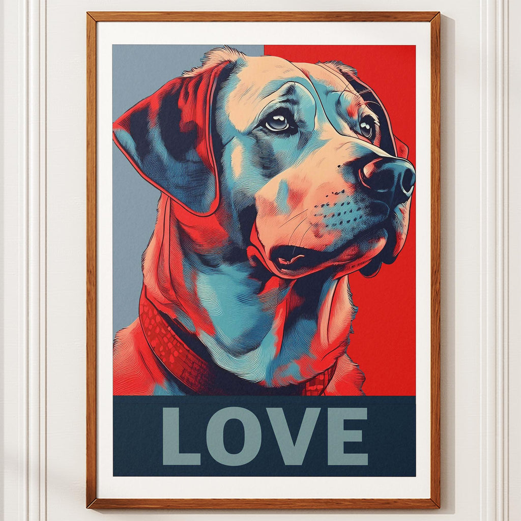 Maremma LOVE Series Inspired by the Obama Poster image 10