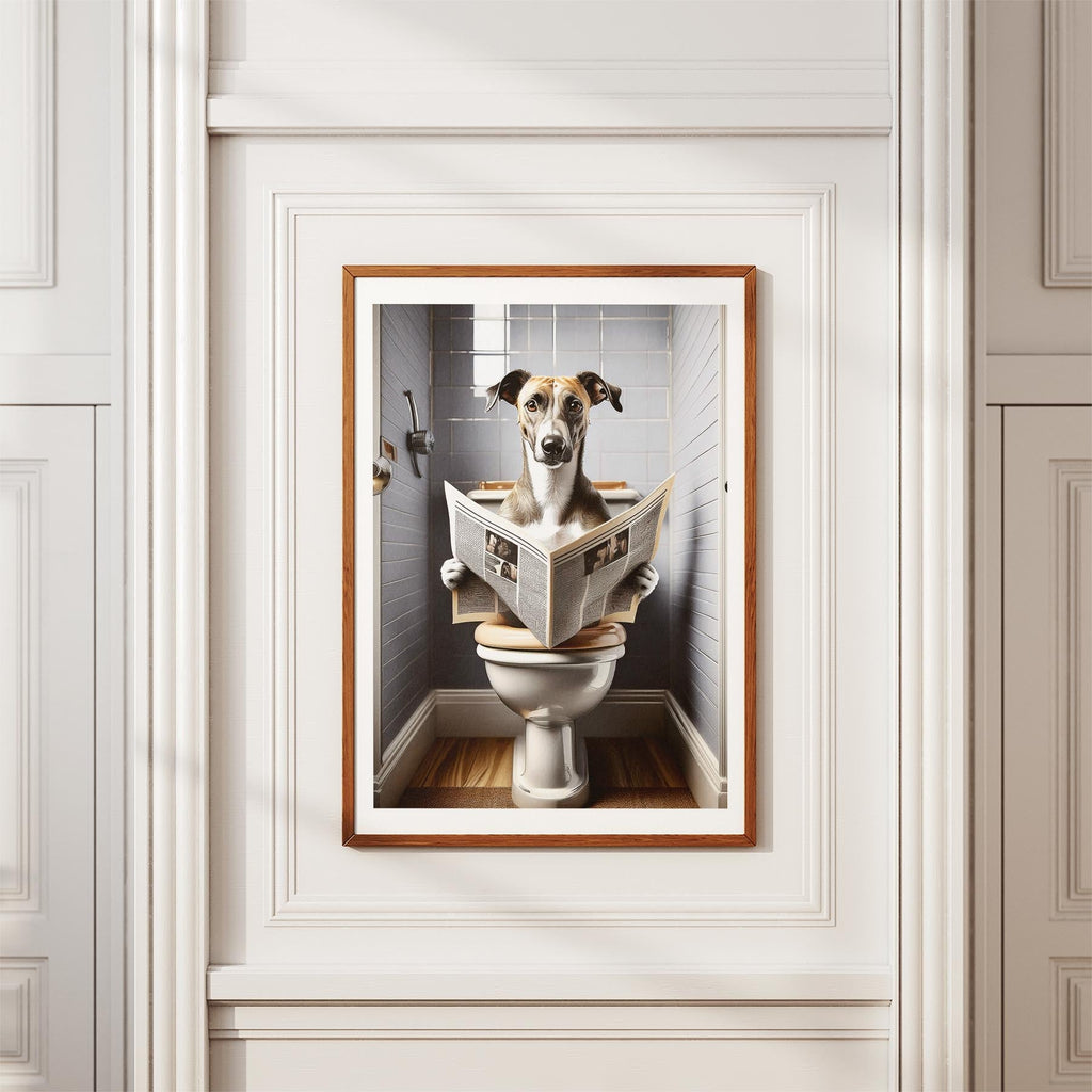 Greyhound Toilet Humour Dog Series 1 image 3