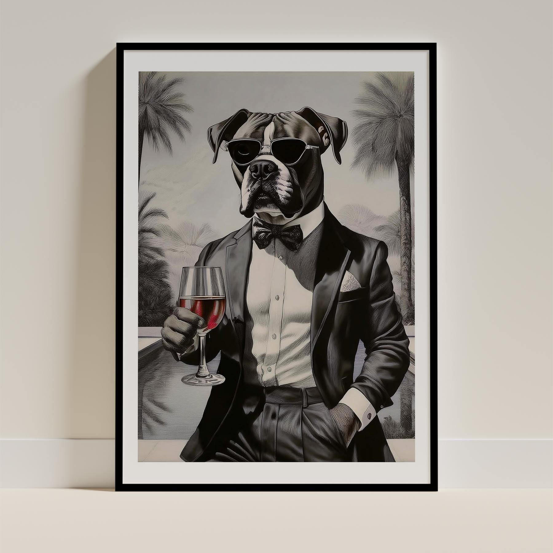Boxer Dog Art Print Unframed Vol 1 | 11 Unique Designs | Wall Art Gift for Dog Lovers - Image 4 | Dogsy & Co