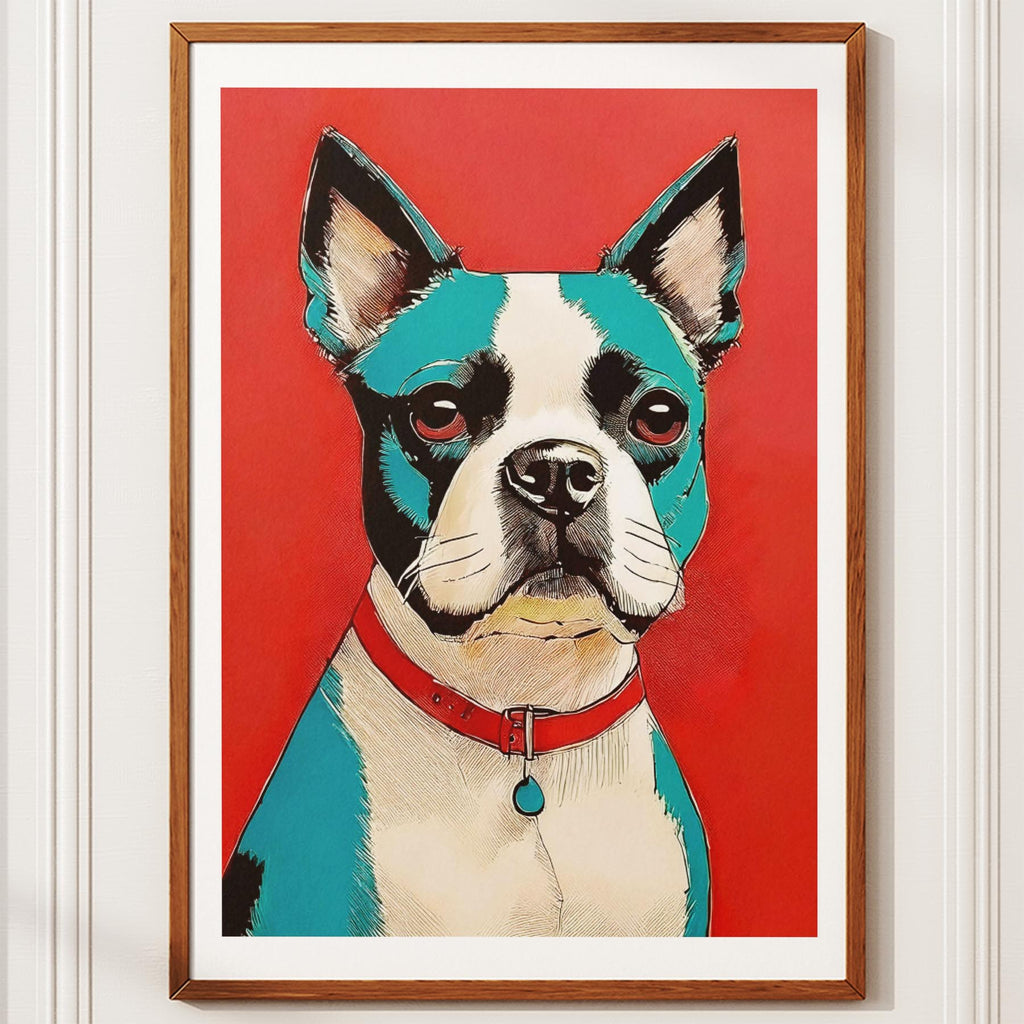 Boston Terrier Red Dog Series image 10