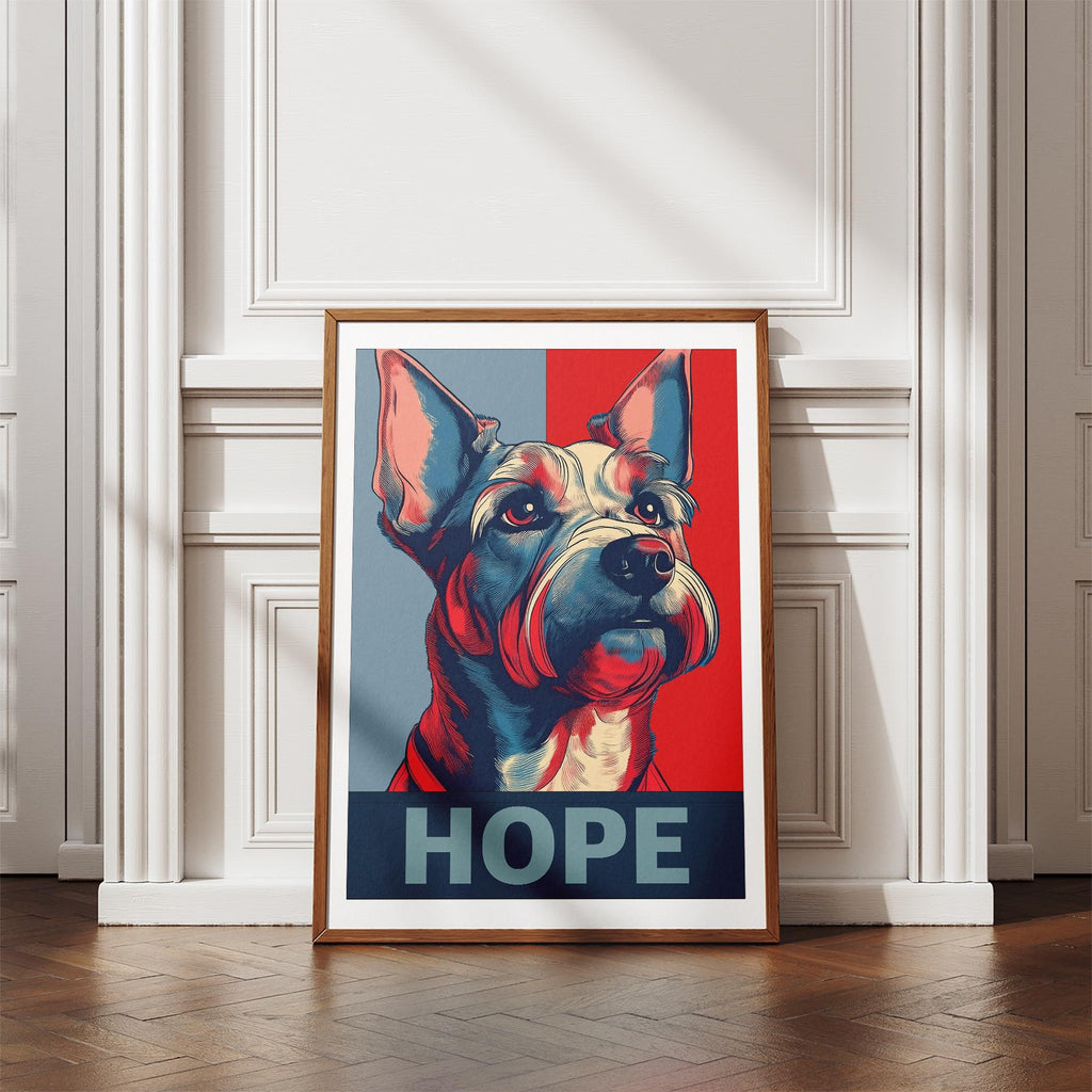 Australian Terrier HOPE Series Inspired by the Obama Poster image 4
