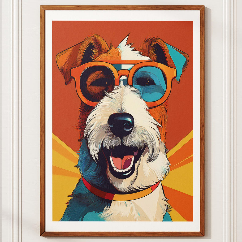 Fox Terrier In Colourful Sunnies 1 image 10