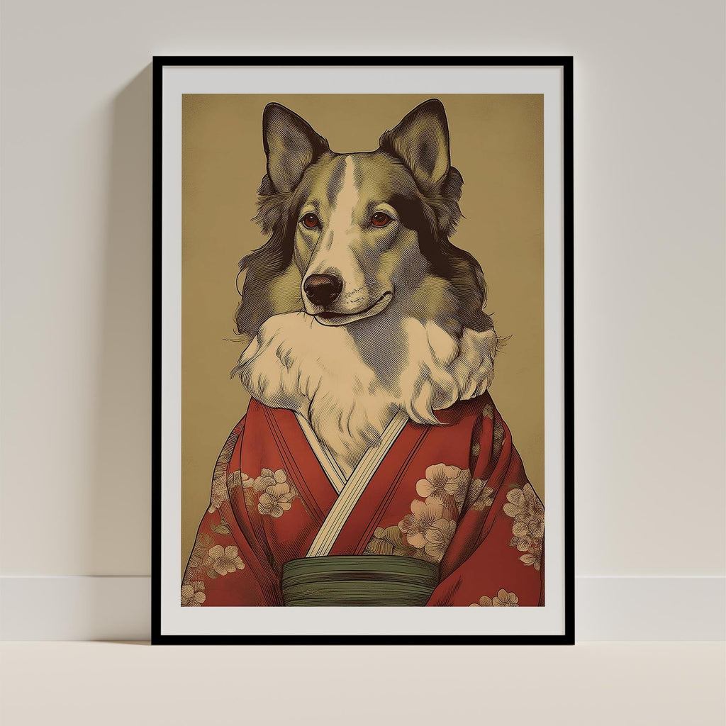 Rough Smooth Collie Japanse Kimono Dog Series image 0