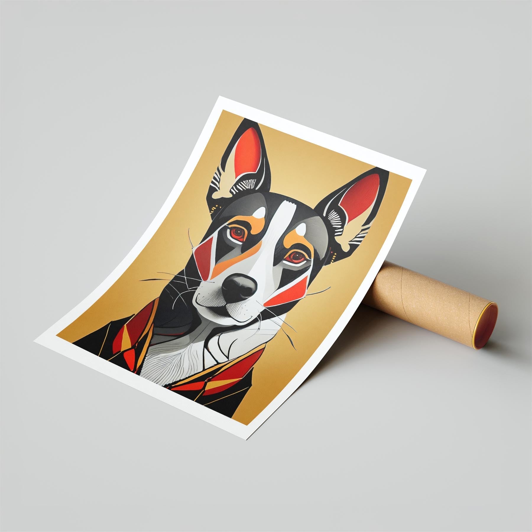 Kelpie Geometric Orange Series image 6