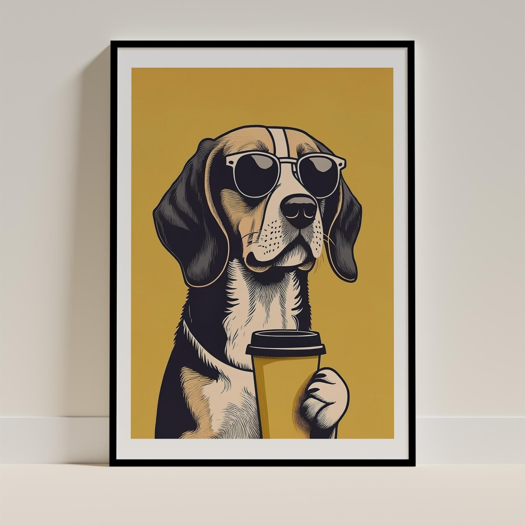 Beagle Chillin Coffee Dog image 11