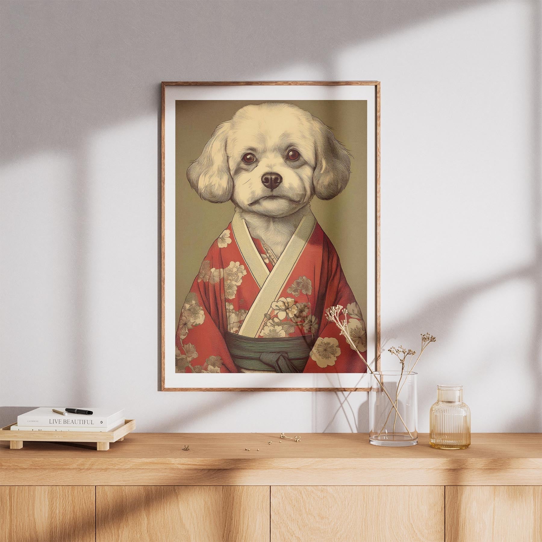 Bichon Frise Japanse Kimono Dog Series image 8