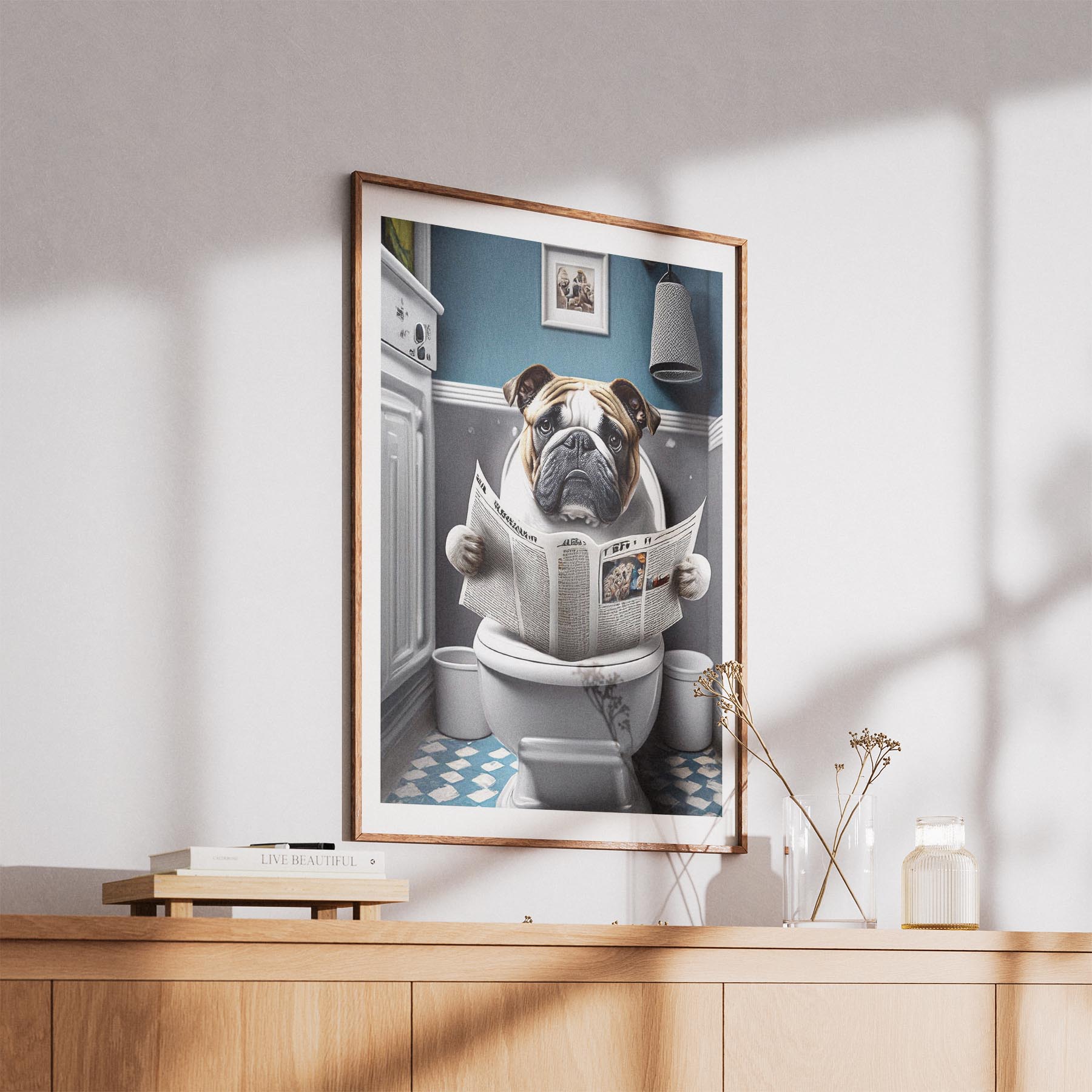 Bulldog Toilet Humour Dog Series 9 image 5