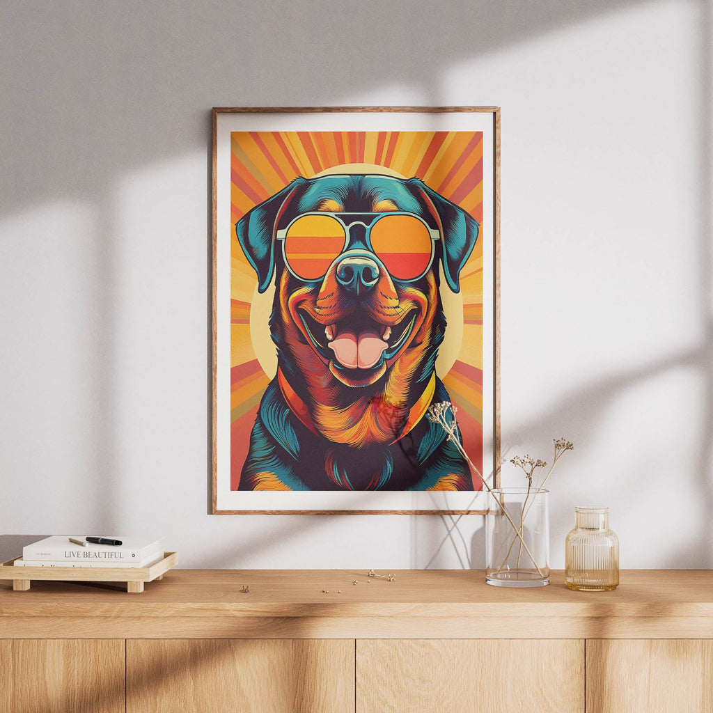 Rottweiler In Colourful Sunnies 2 image 8
