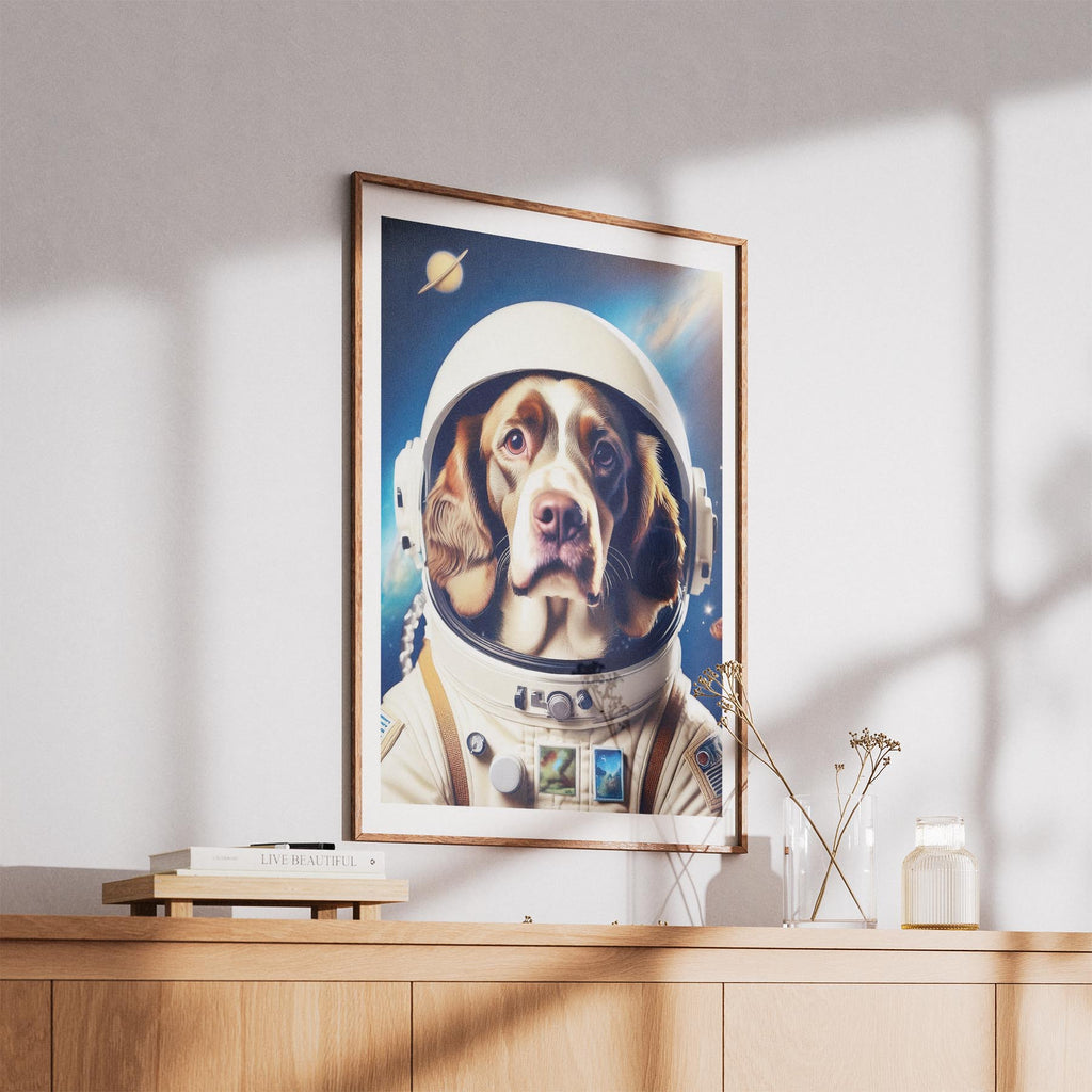 English Springer Spaniel Astronaut Dog Series image 5