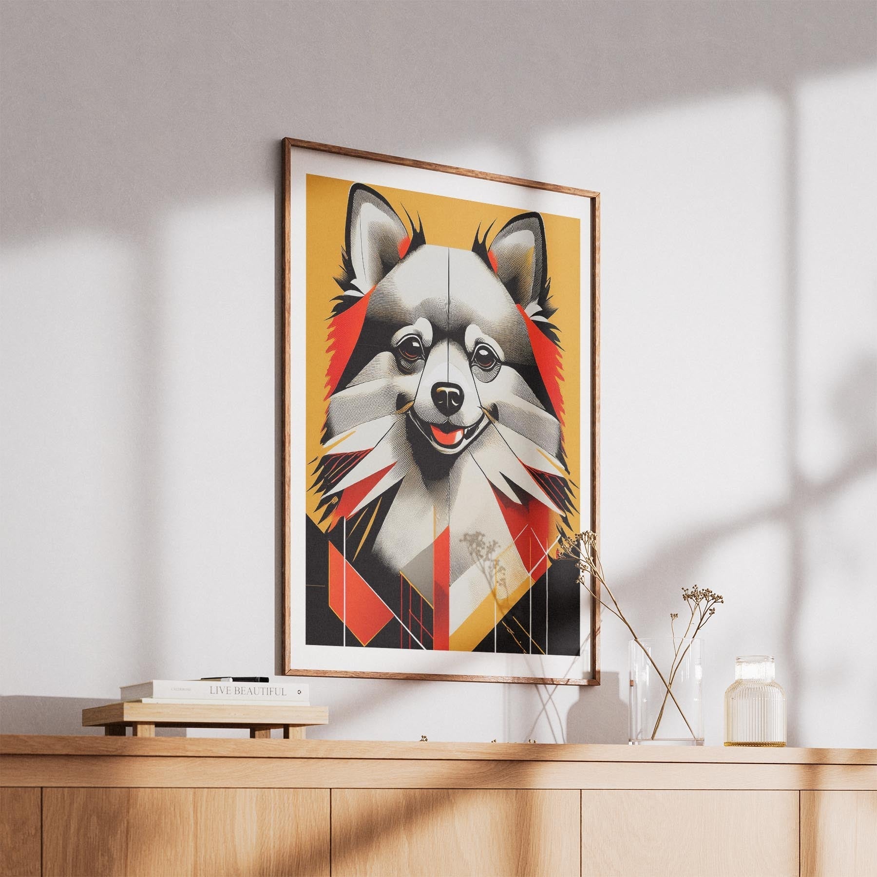 Pomeranian Geometric Orange Series image 5