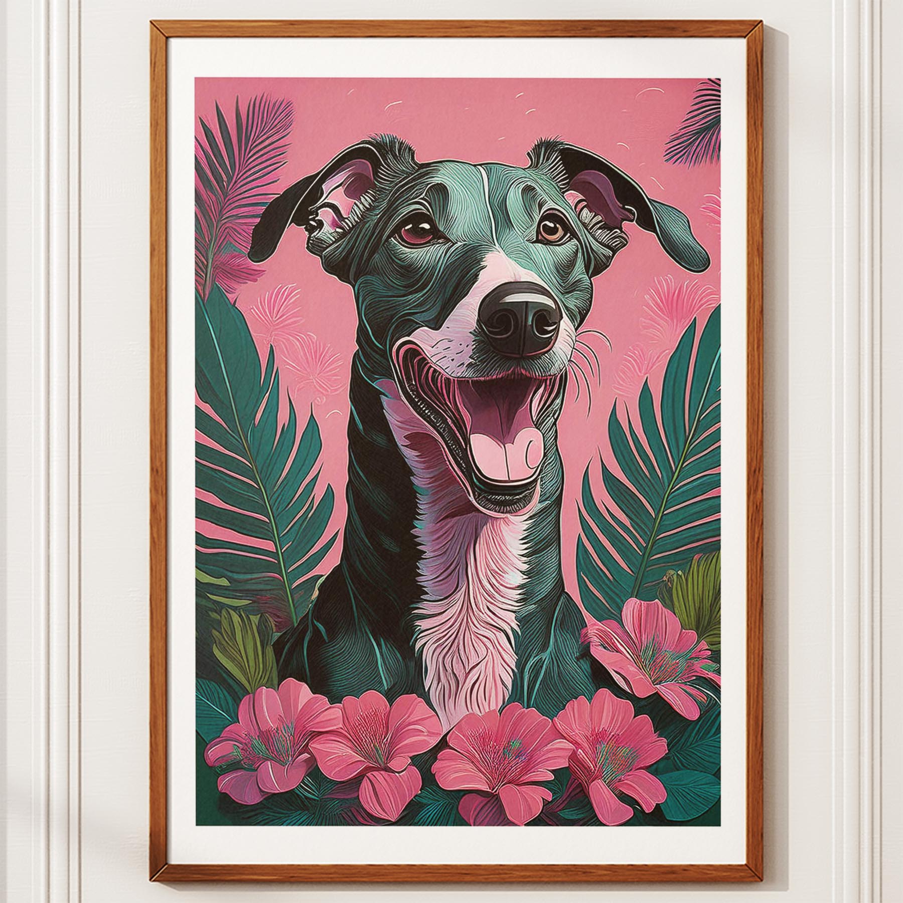 Greyhound Flowery Dog image 10