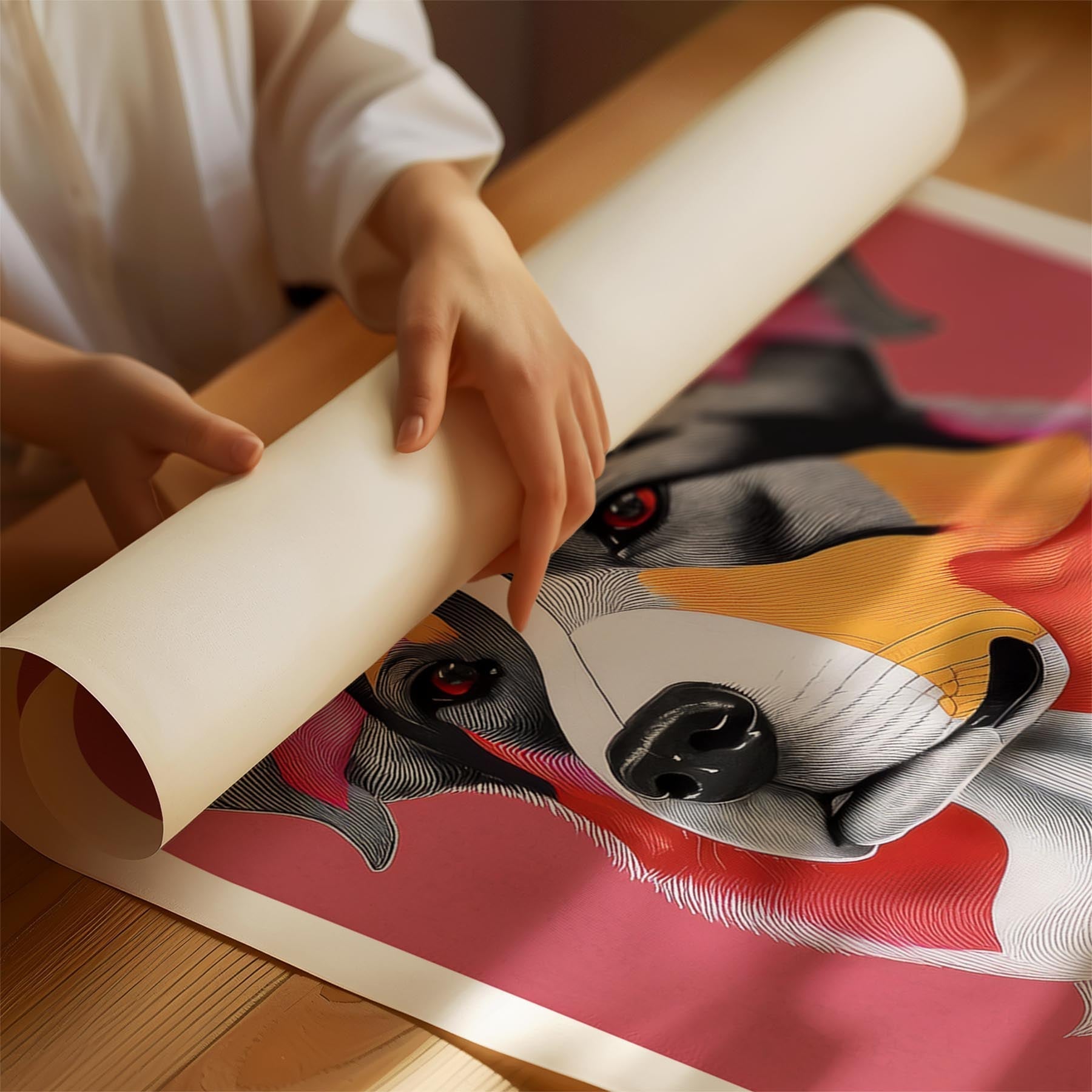 Australian Shepherd Modern Pop Dog Series image 1