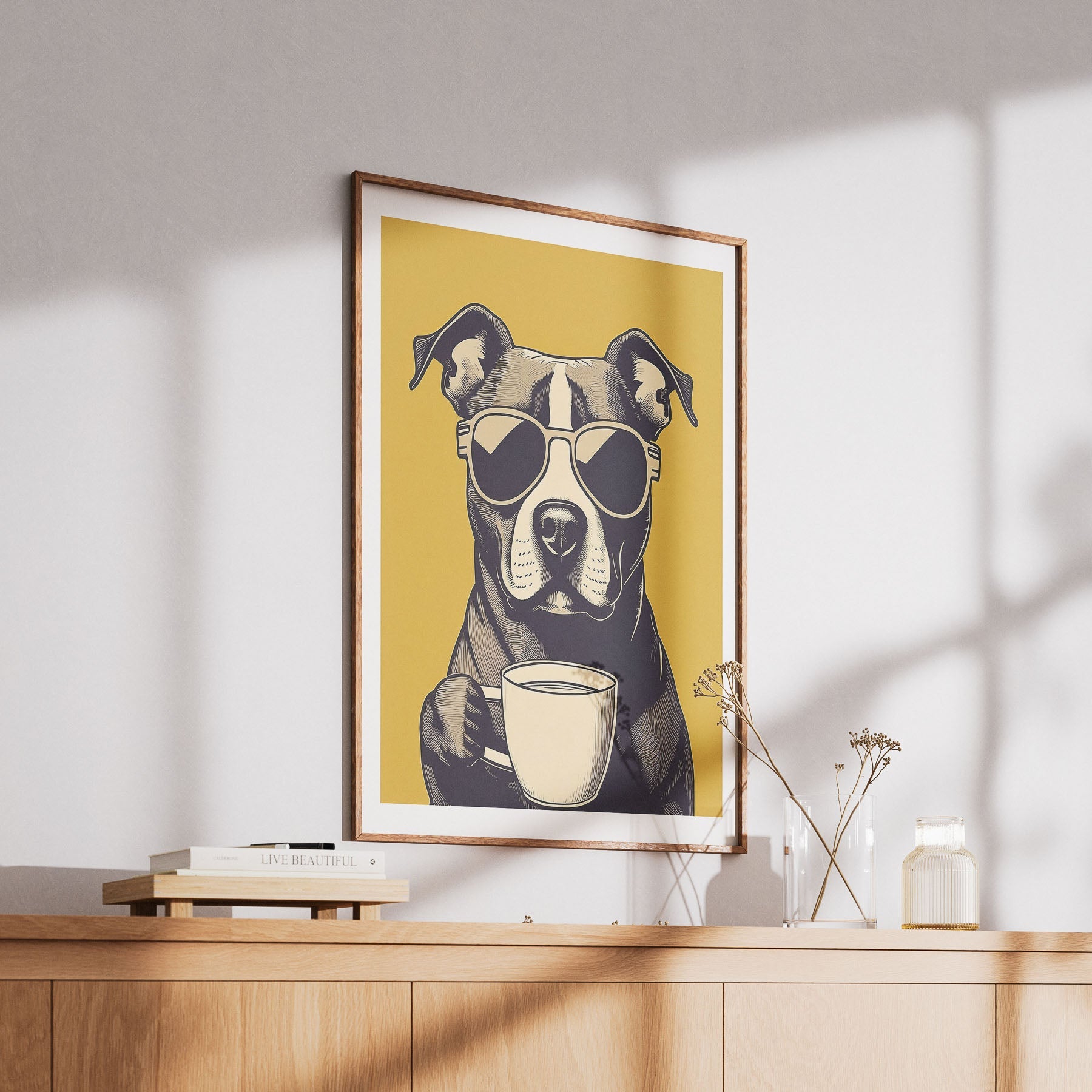 Staffordshire Chillin Coffee Dog image 6