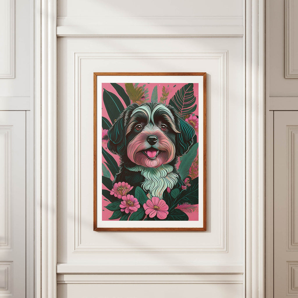 Havanese Flowery Dog image 3