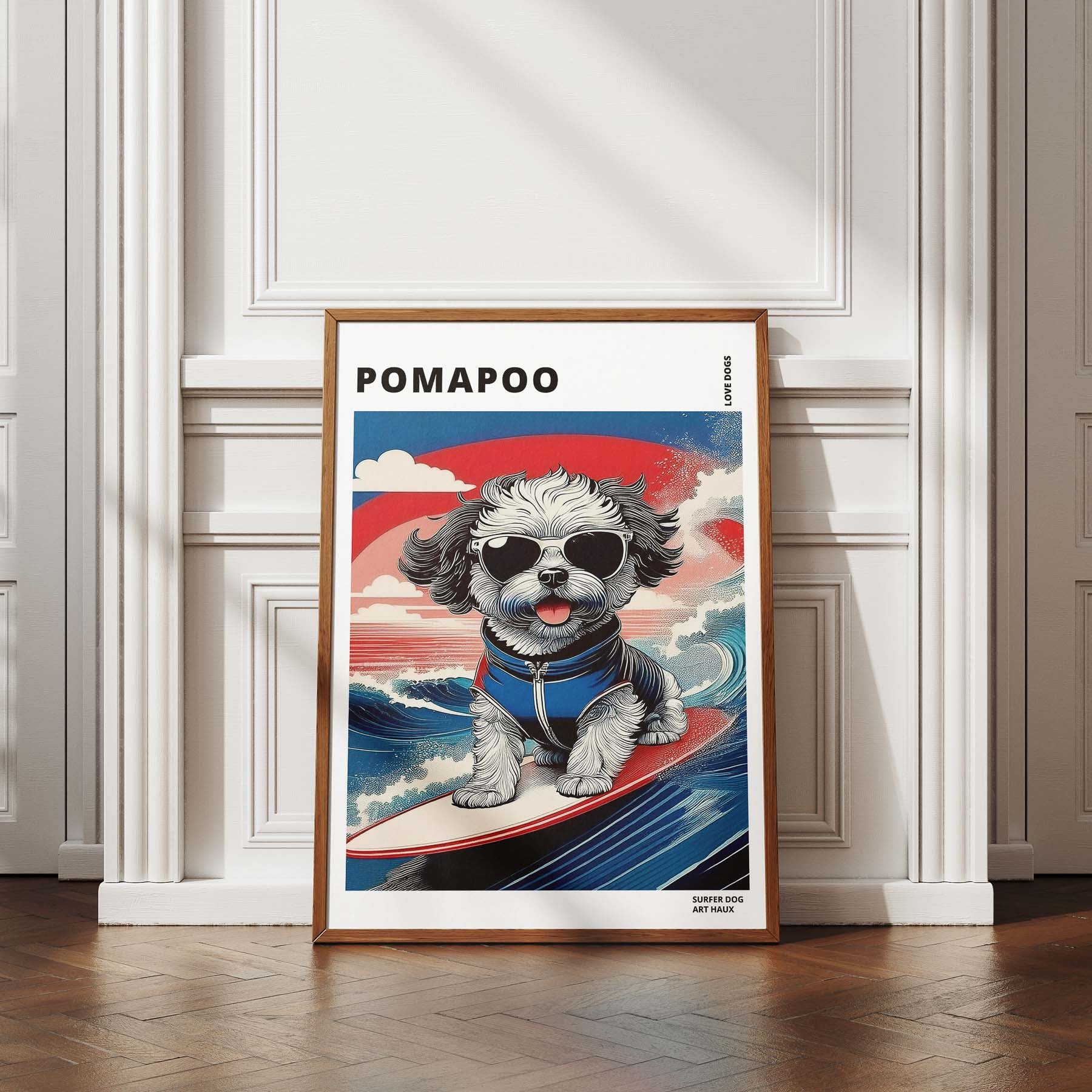 Pomapoo Hokosai Surfer Dogs 1 image 4