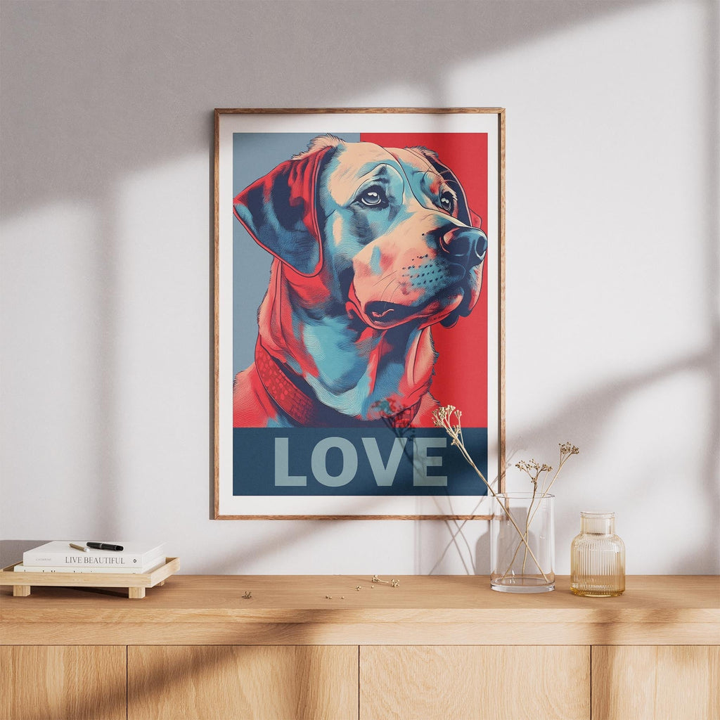 Maremma LOVE Series Inspired by the Obama Poster image 8