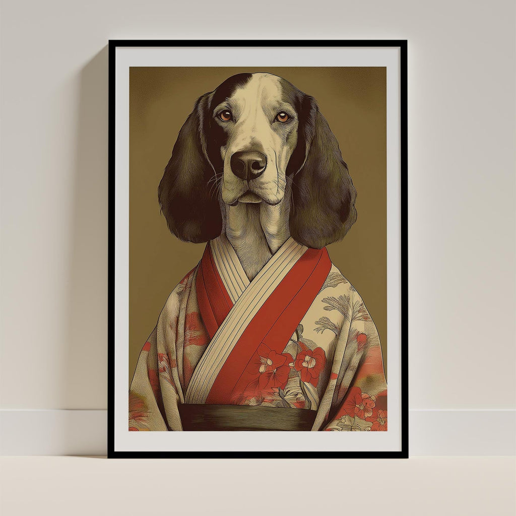 Gordon Setter Japanse Kimono Dog Series image 0