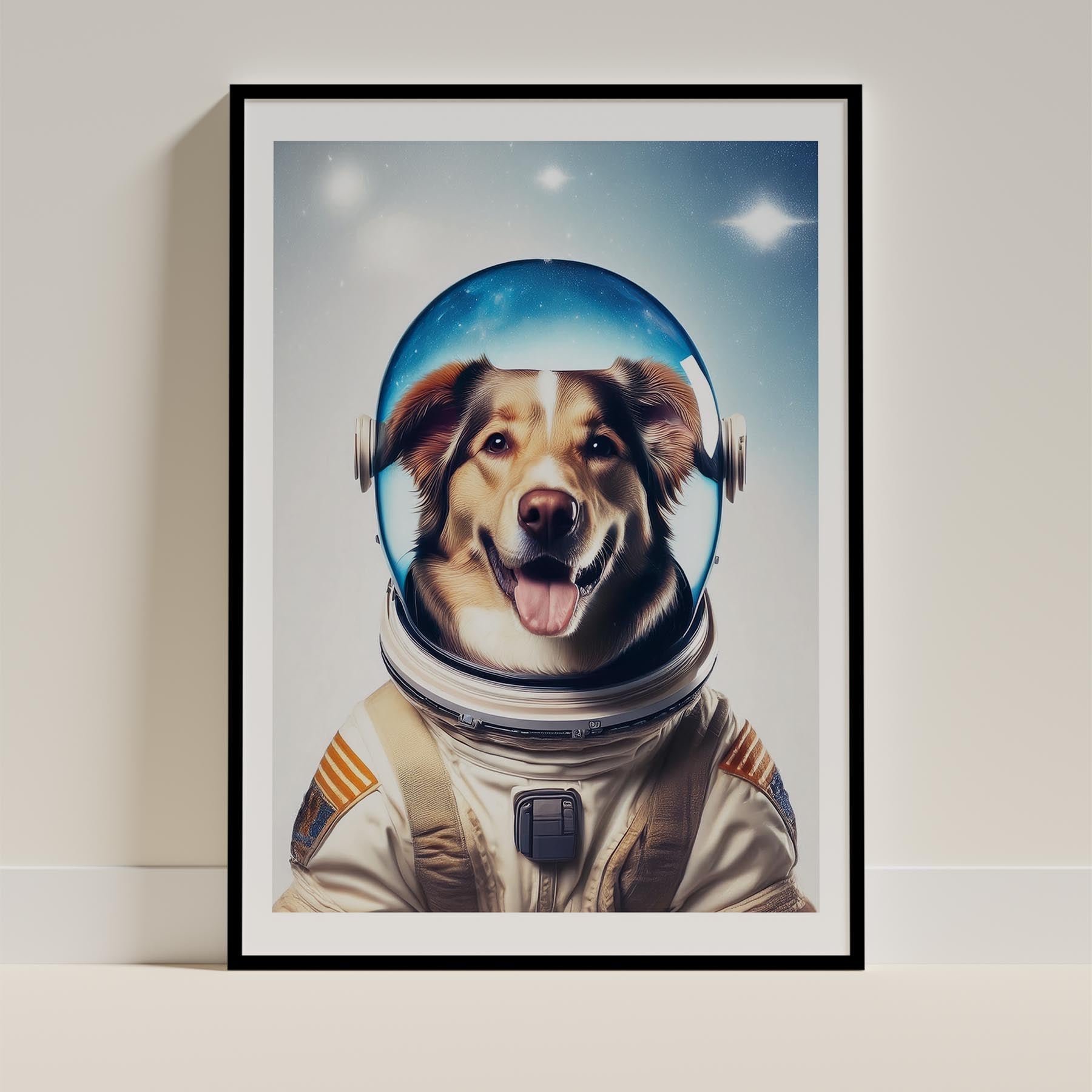 Border Collie Astronaut Dog Series image 11