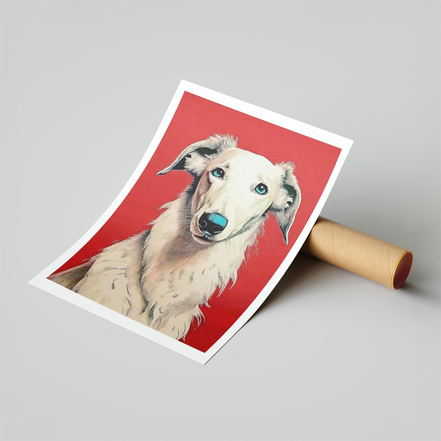 Borzoi Red Dog Series image 6