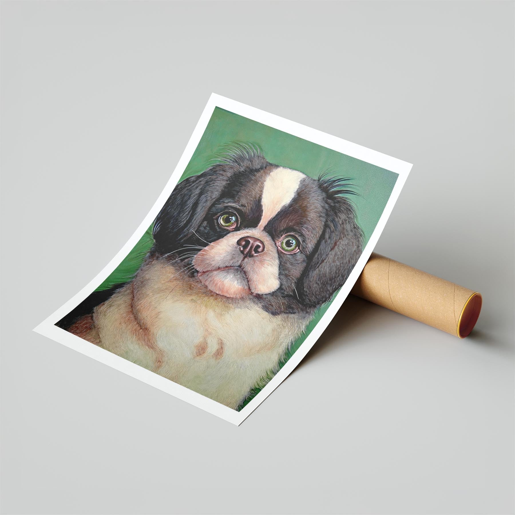 Japanese Chin Green Painted Series image 6