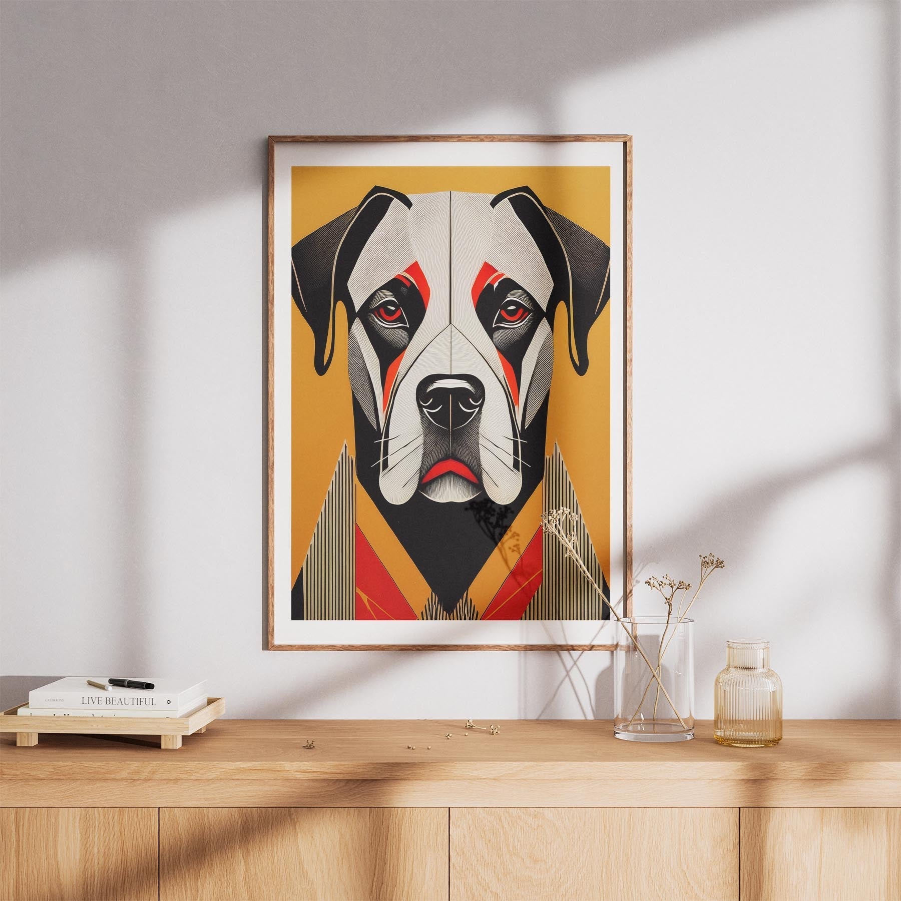 Mastiff Geometric Orange Series image 8
