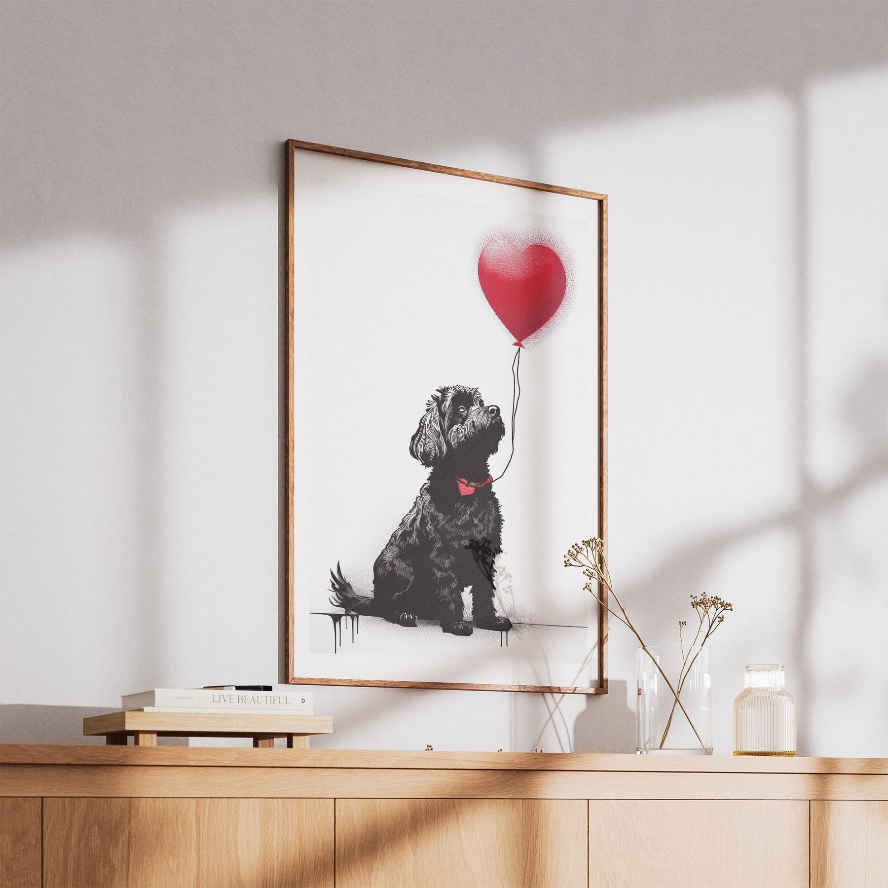 Coton de Tulear DOGSY Series inspired by the Art of Banksy image 5