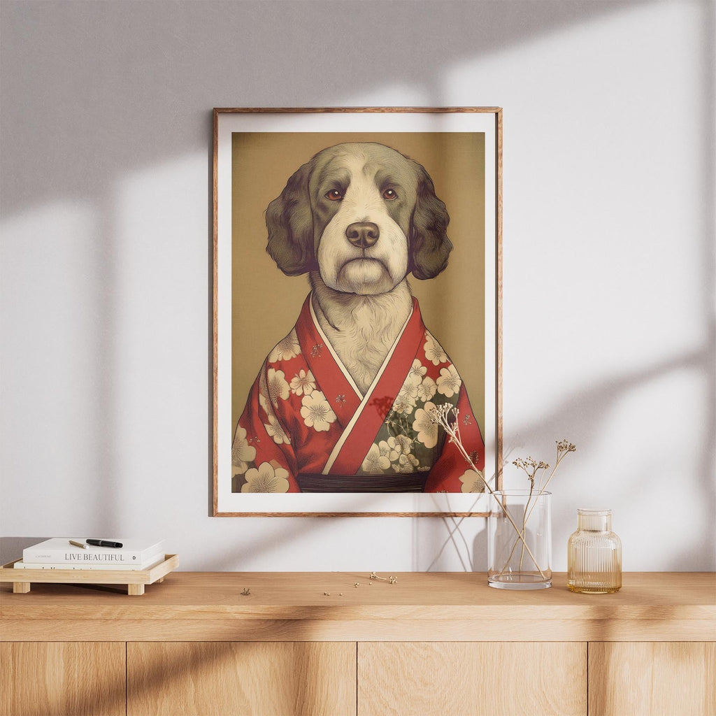 Spanish Water Dog Japanse Kimono Dog Series image 8