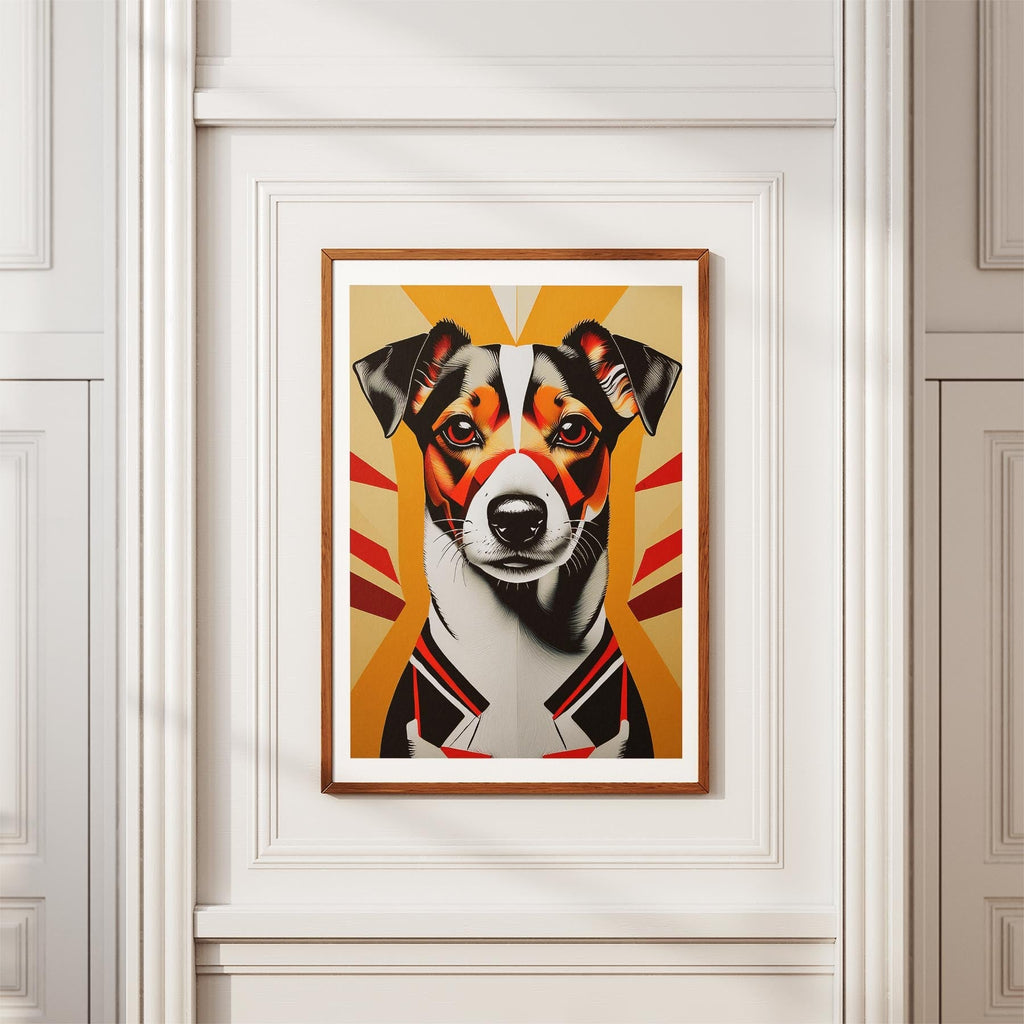 Jack Russell Geometric Orange Series image 3