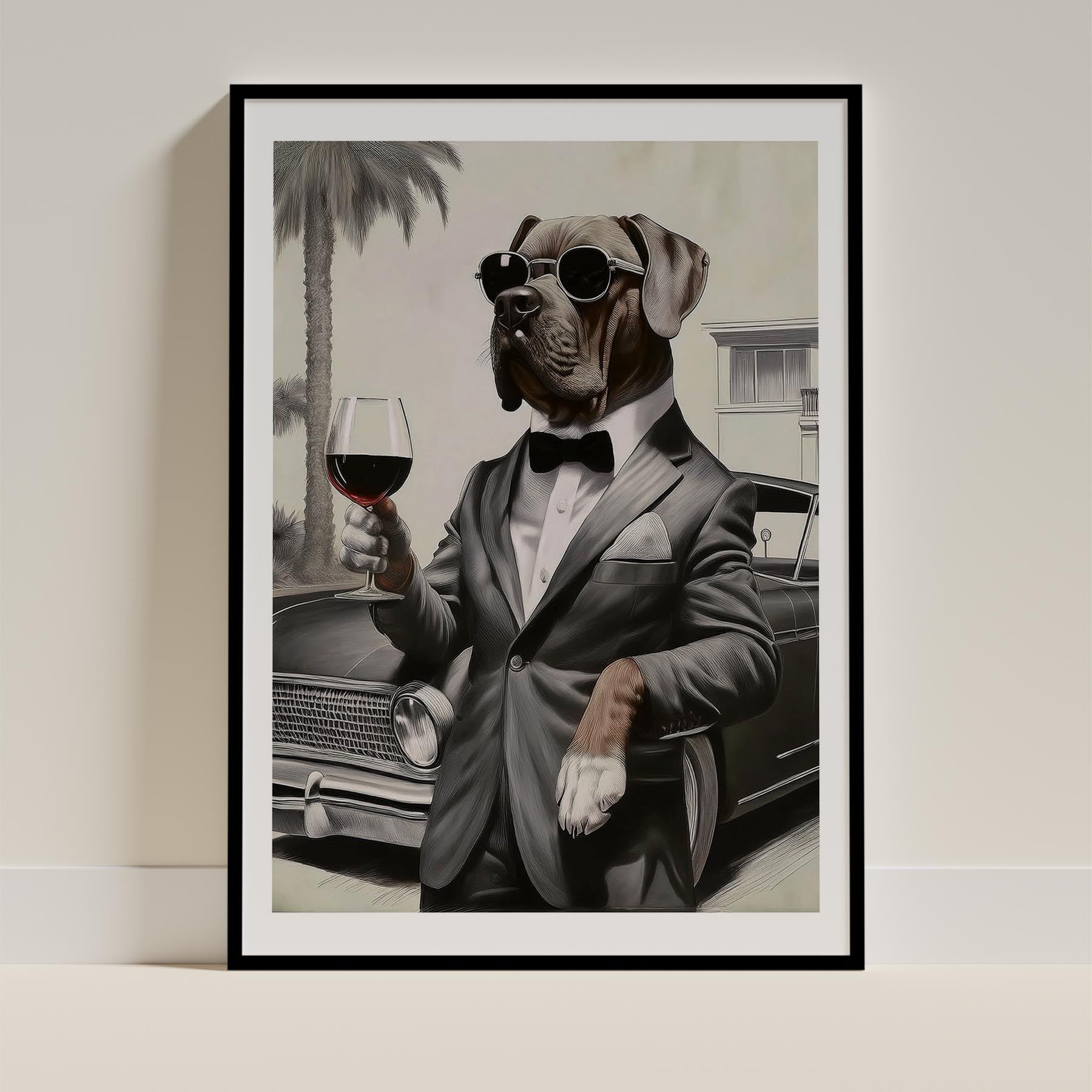 Dogue De Bordeaux Dog Art Print Unframed Vol 1 | 11 Unique Designs | Wall Art Gift for Dog Lovers - Image 5 | Dogsy & Co