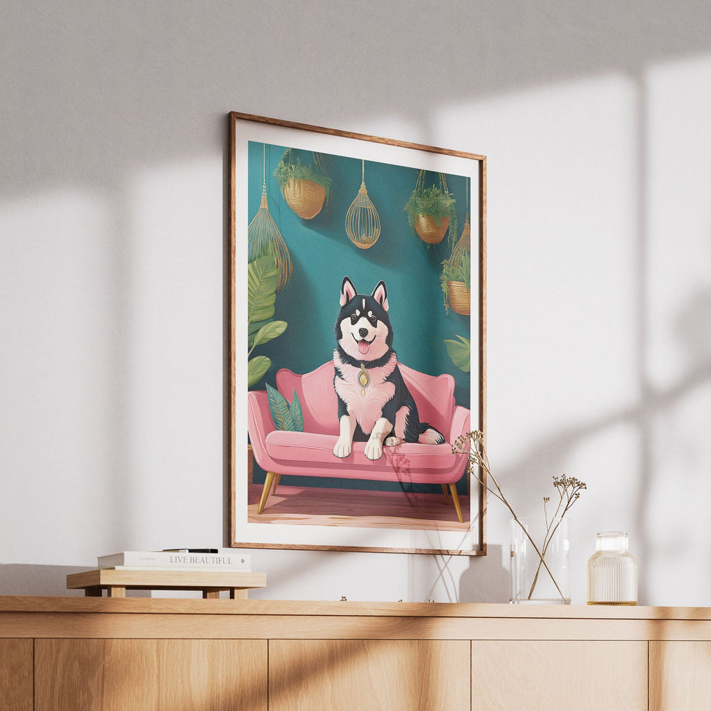 Alaskan Malamute Just Lounging Around image 6