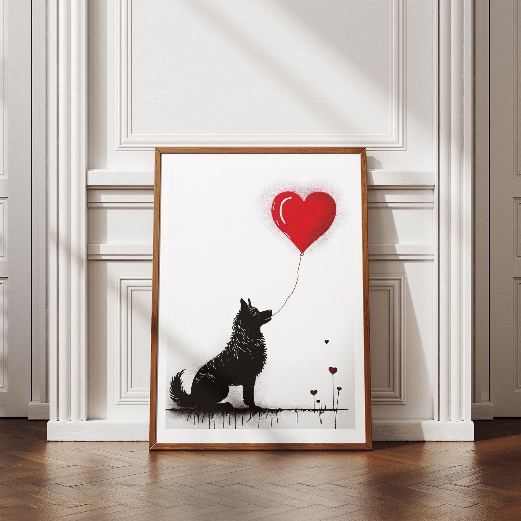 German Spitz DOGSY Series inspired by the Art of Banksy image 4