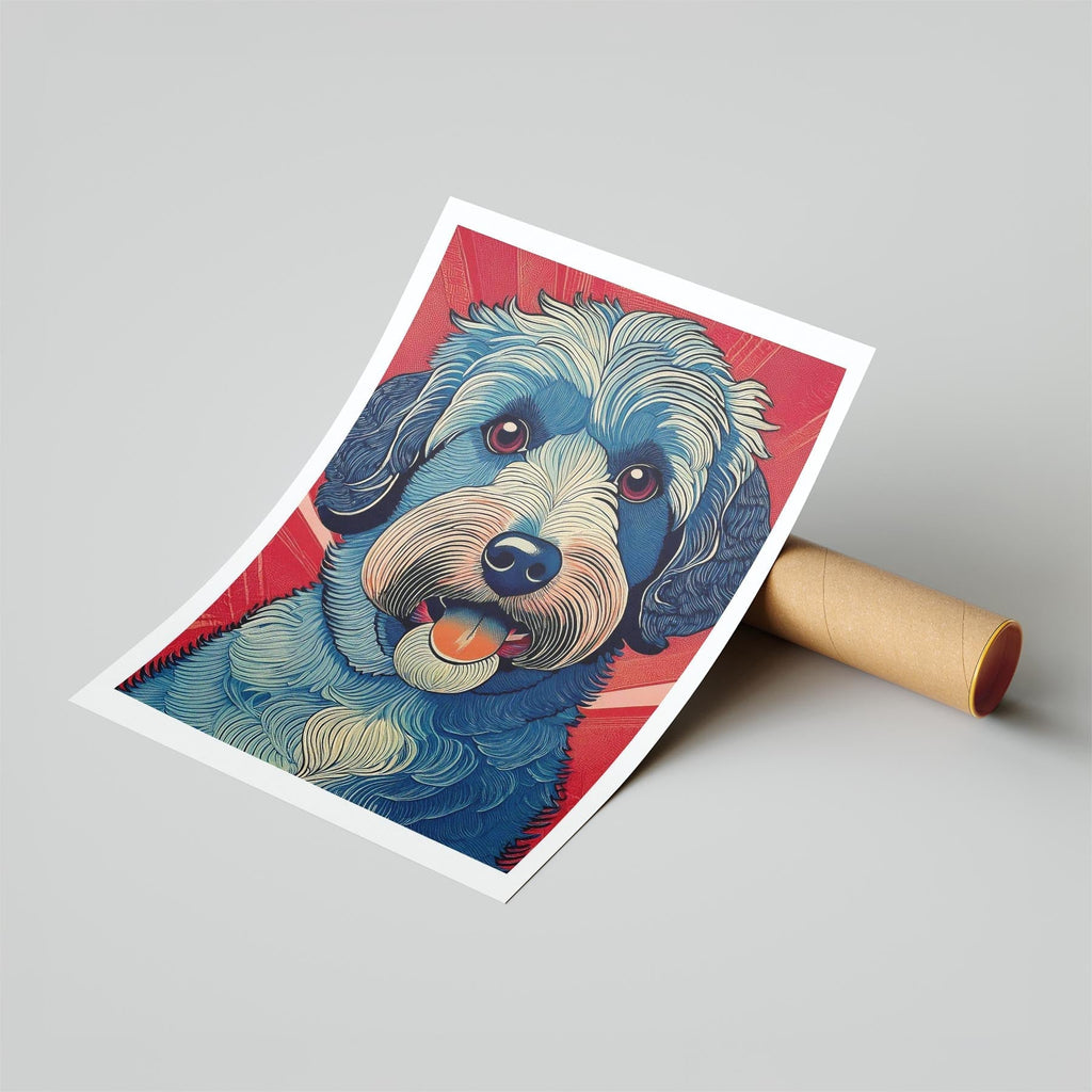 Groodle Hokusai Japanese Inspired Dog Series 1 image 6