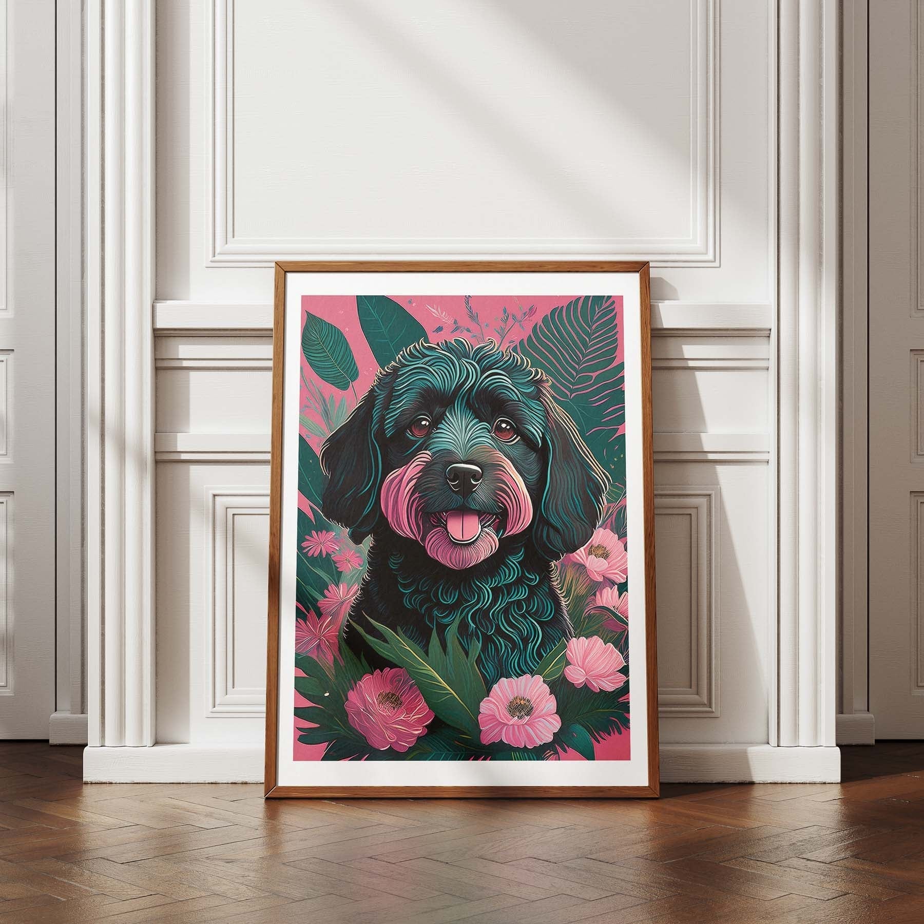 Groodle Flowery Dog image 4