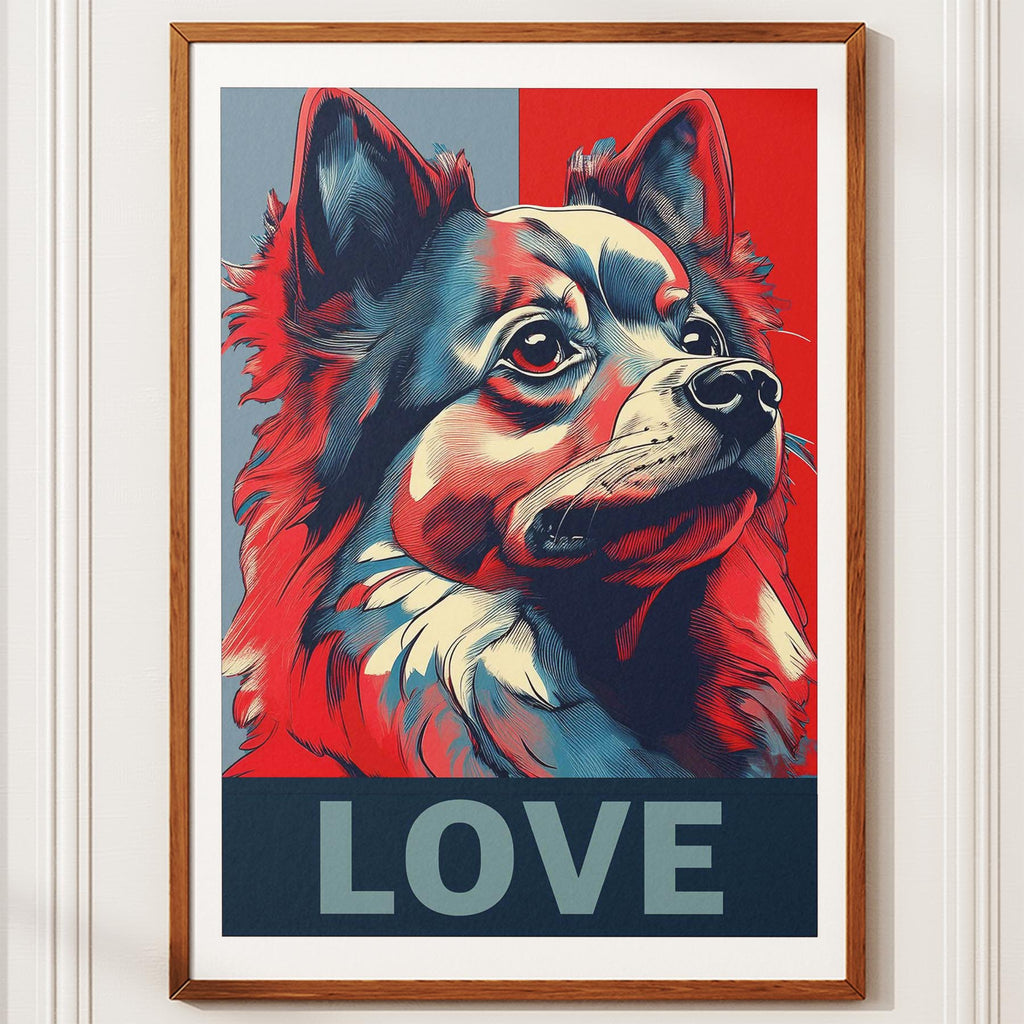 Pomeranian LOVE Series Inspired by the Obama Poster image 10