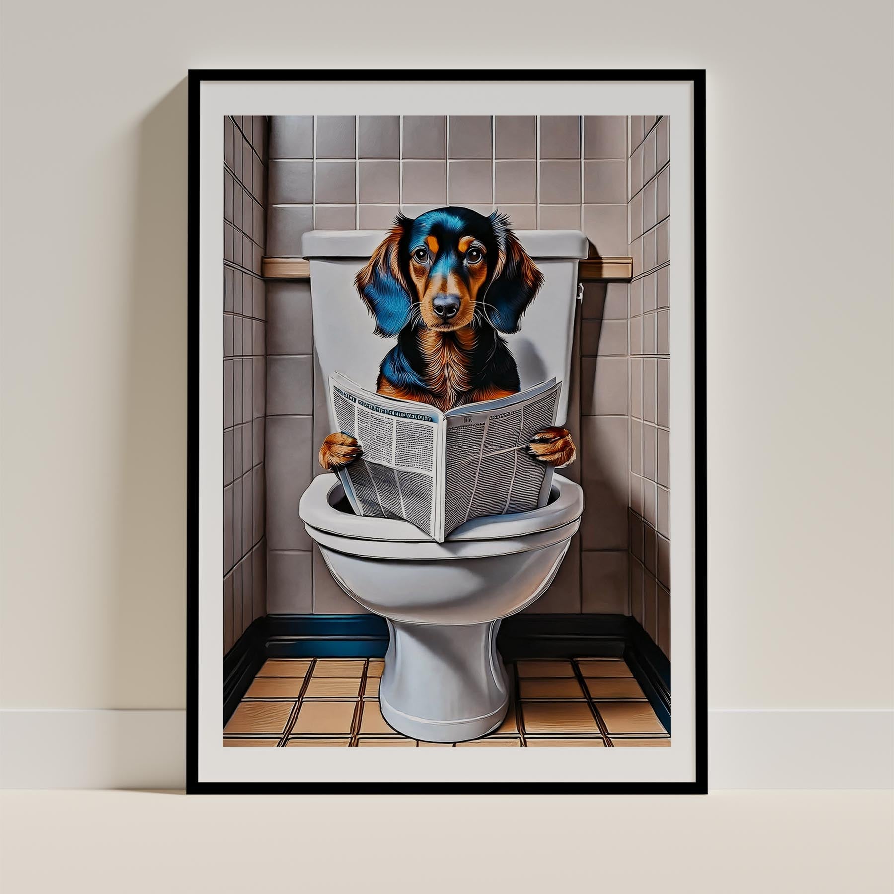 Dachshund Toilet Humour Dog Series 4 image 0