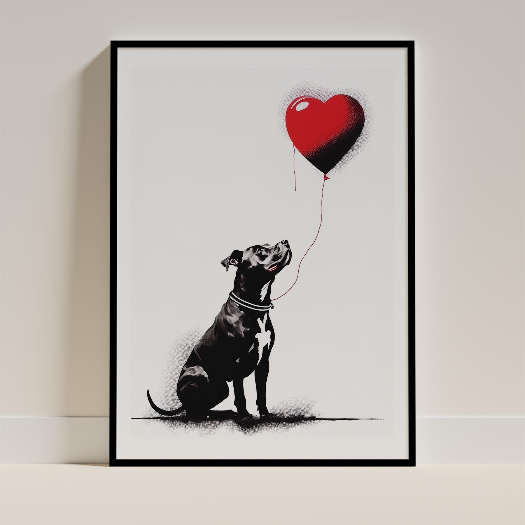 American Pitbull Terrier DOGSY Series inspired by the Art of Banksy image 11