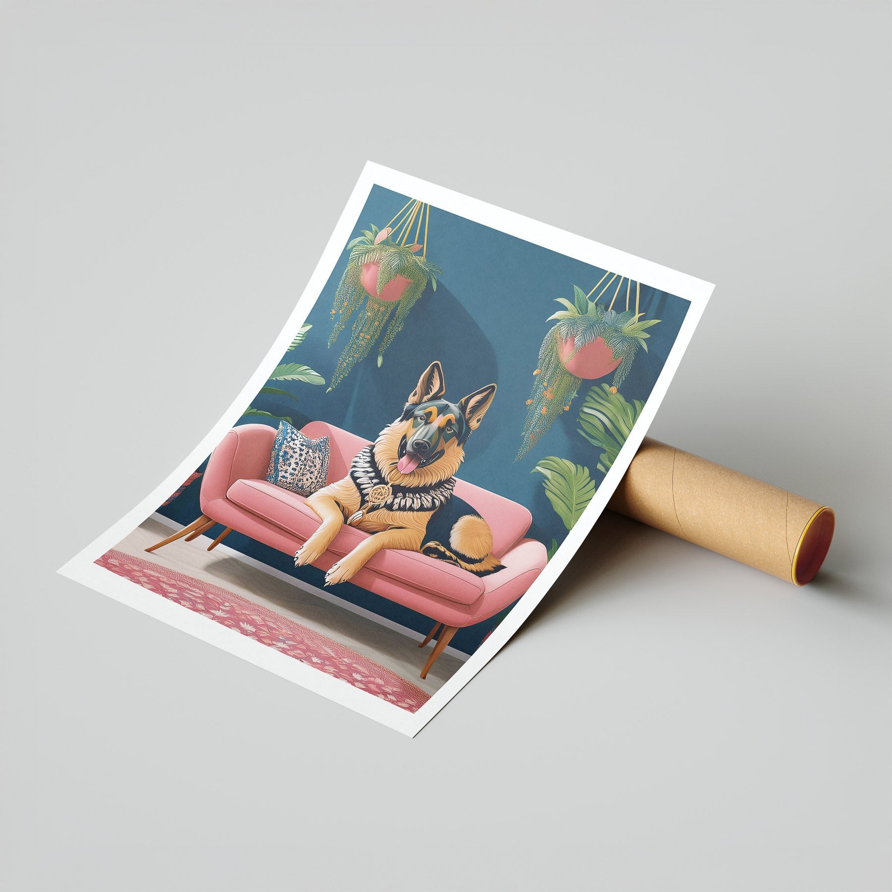 German Shepherd  Just Lounging Around image 7