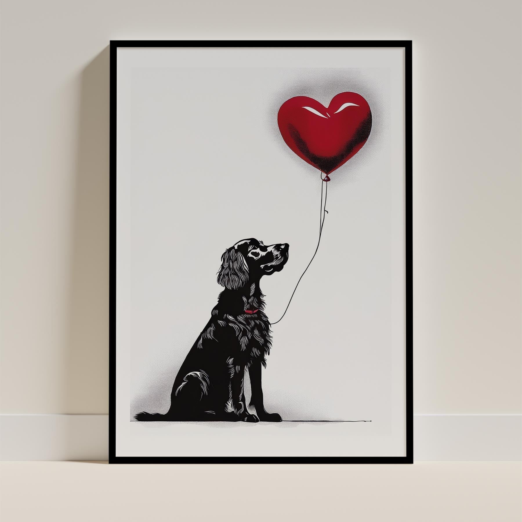 Irish Setter DOGSY Series inspired by the Art of Banksy image 0