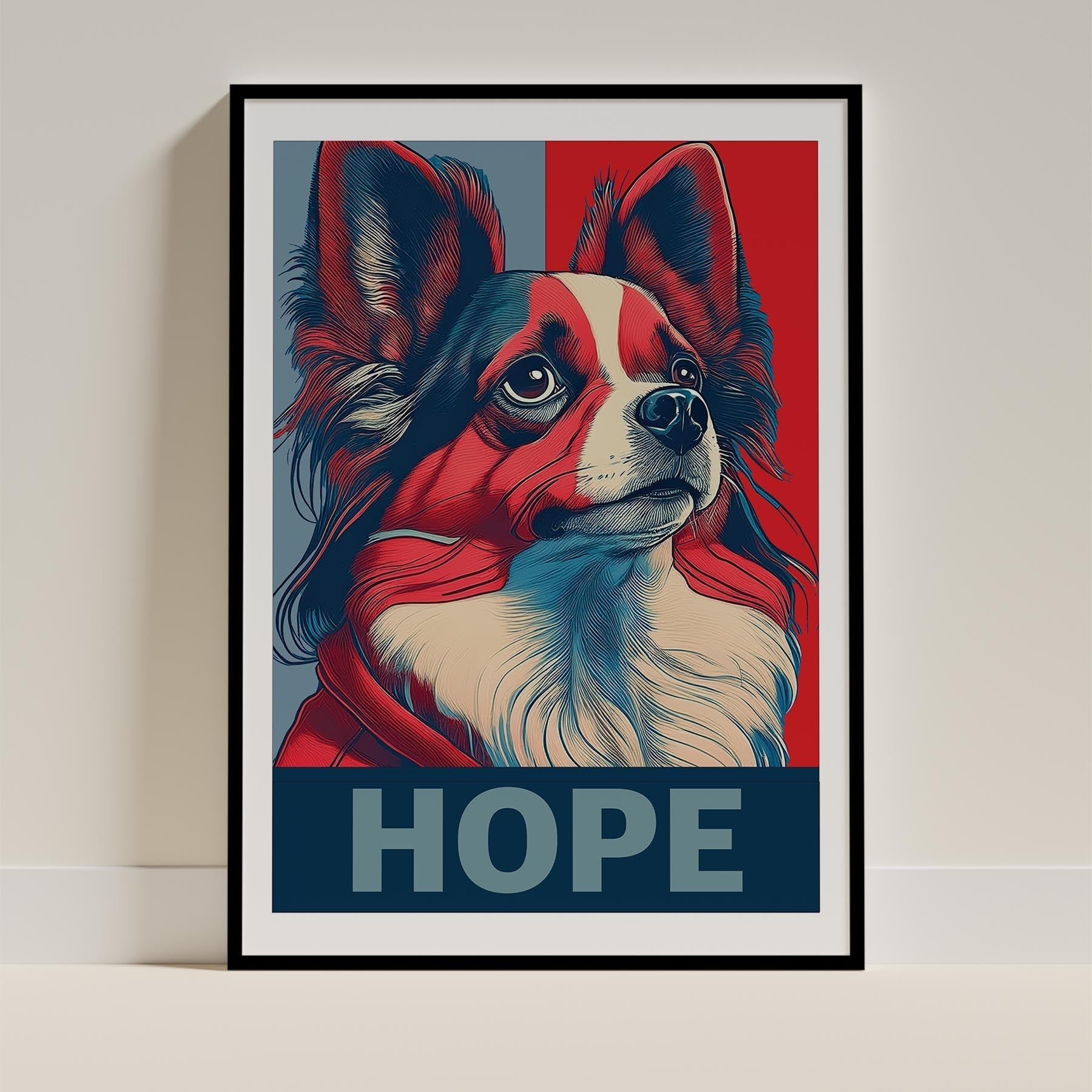 Papillon Dog Art Print Unframed | 7 Unique Designs | Wall Art Gift for Dog Lovers - Image 3 | Dogsy & Co