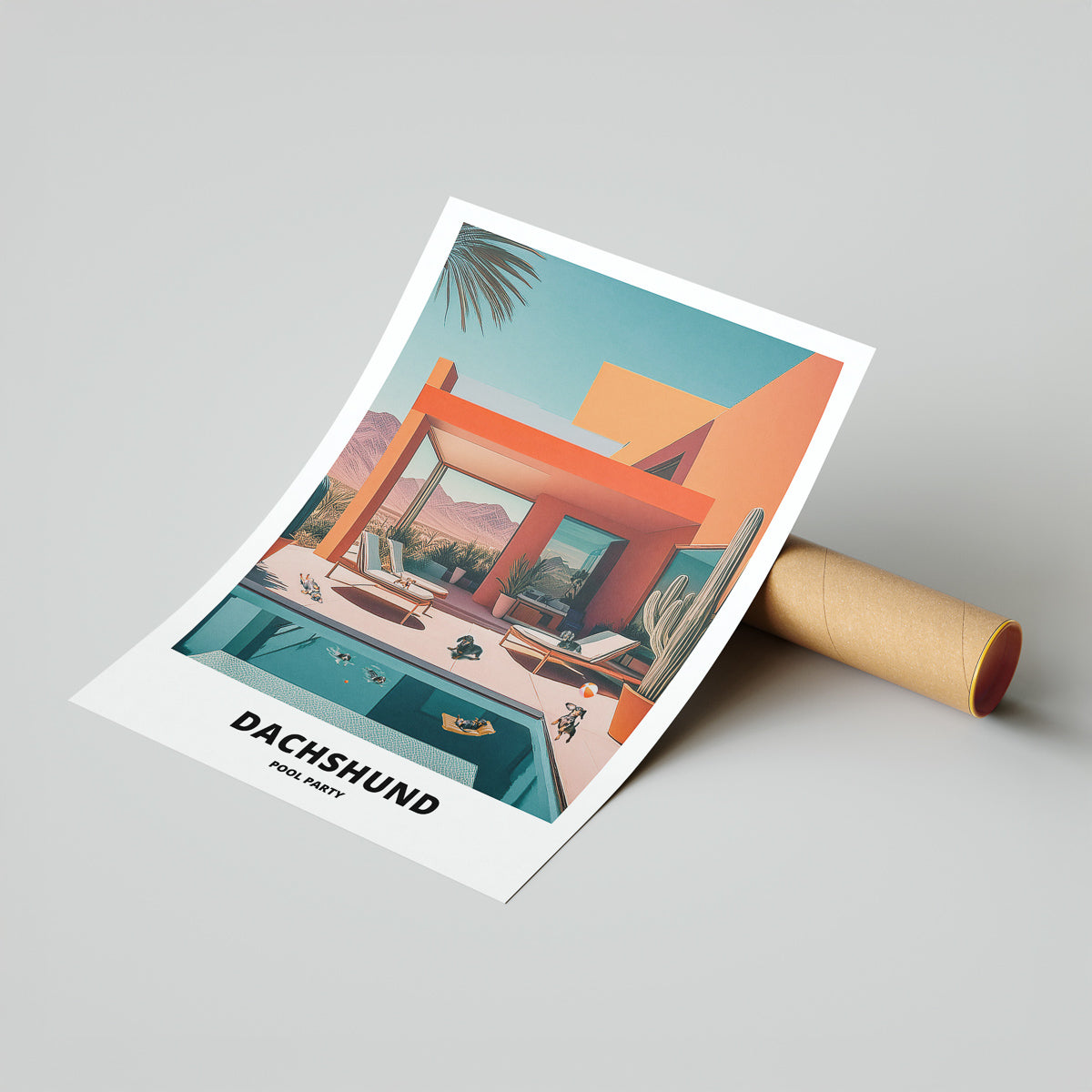 Dachshund Pool Party image 7