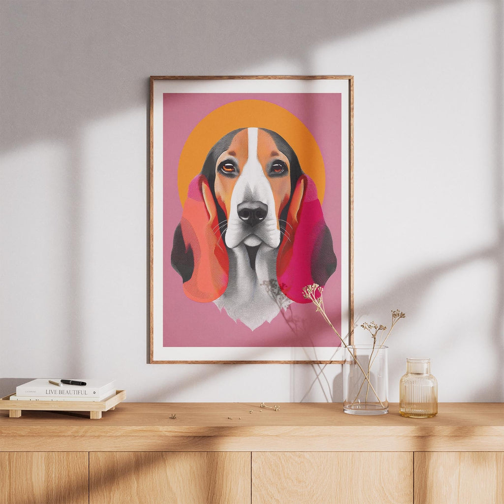 Basset Hound Modern Pop Dog Series image 8