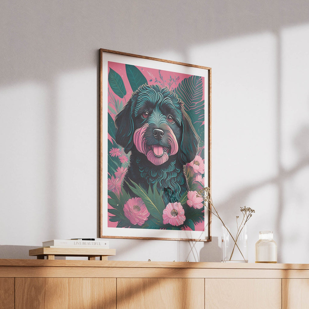 Groodle Flowery Dog image 6