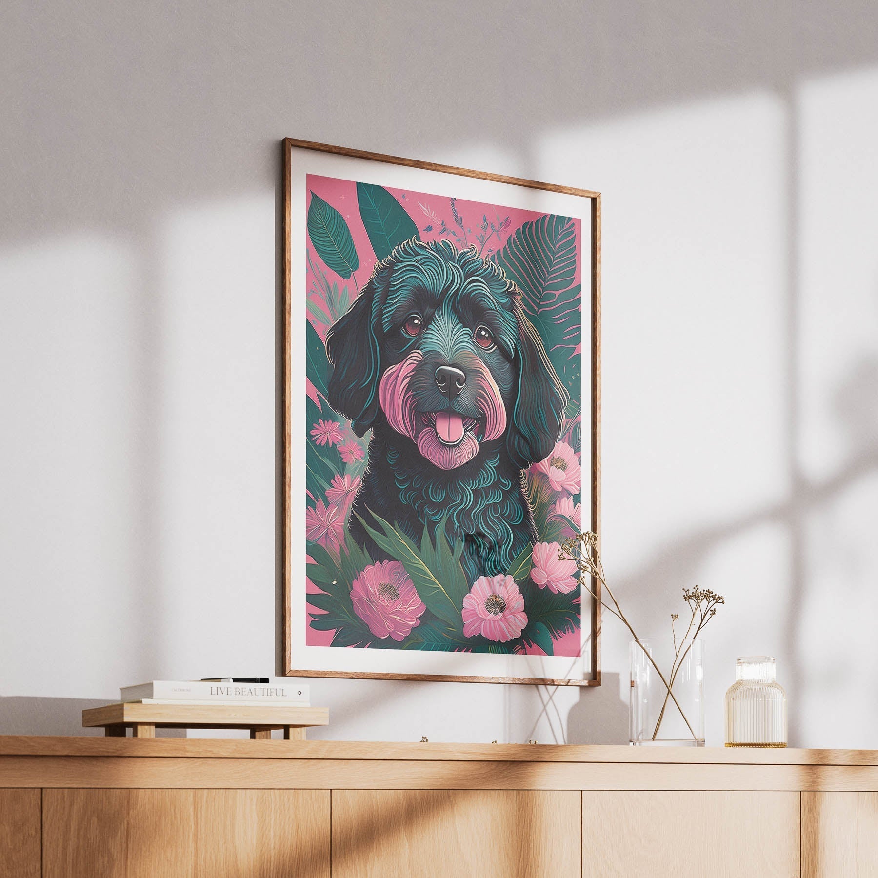 Groodle Flowery Dog image 6