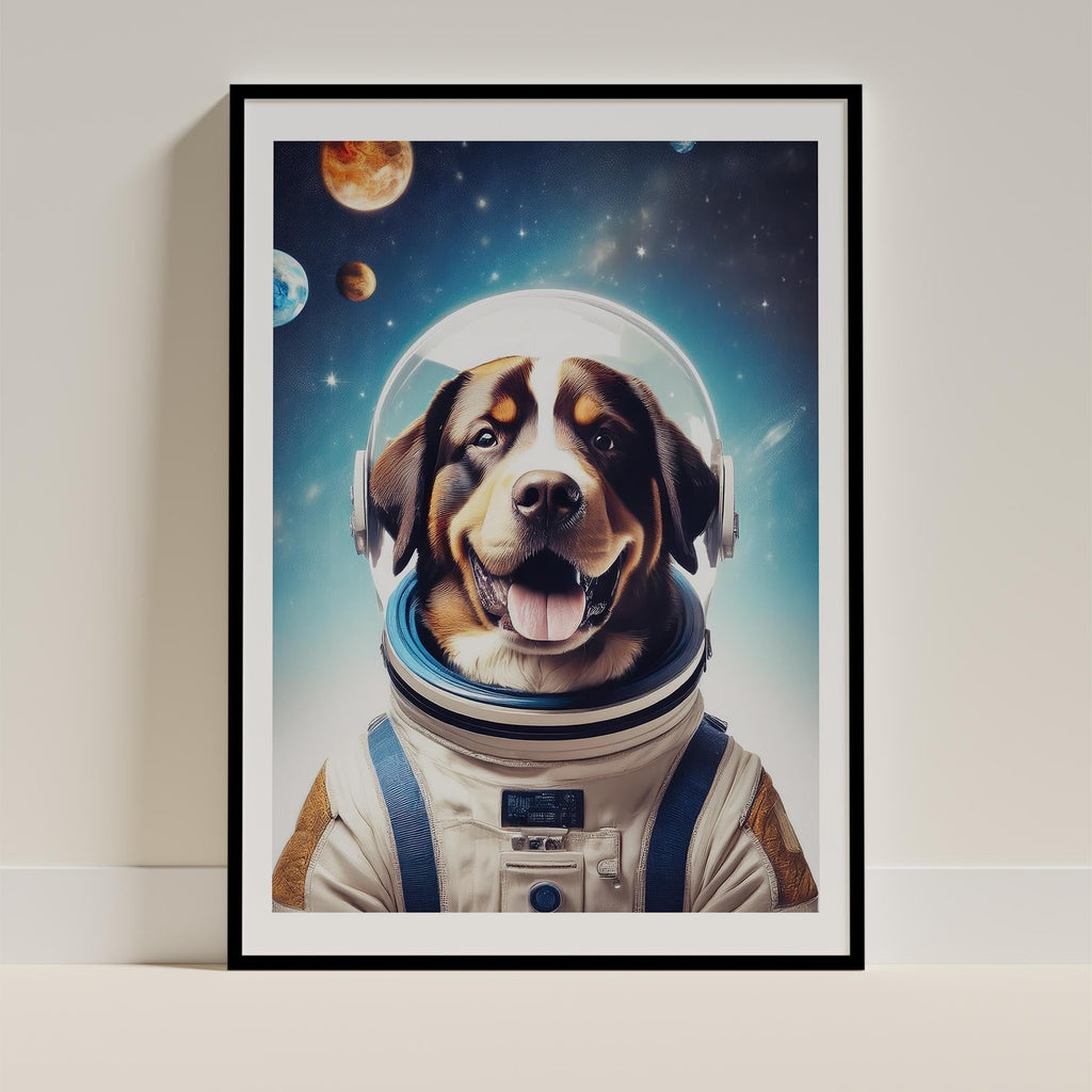 Bernese Mountain Dog Astronaut Dog Series image 0