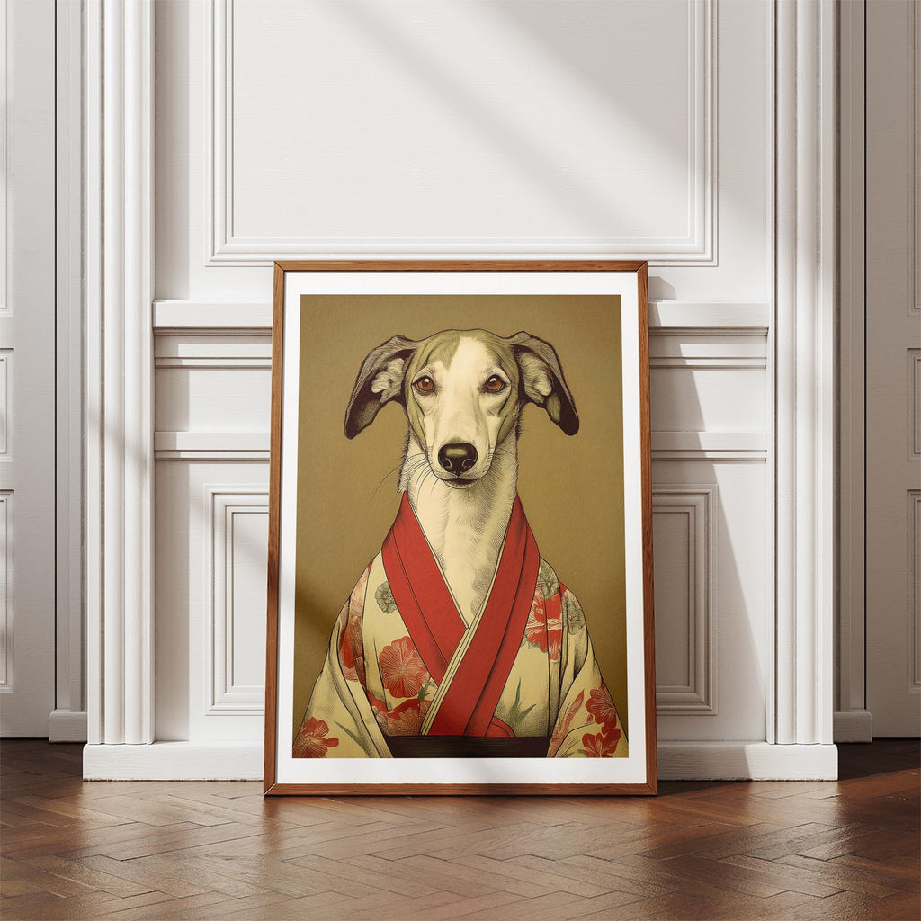 Borzoi Japanse Kimono Dog Series image 4