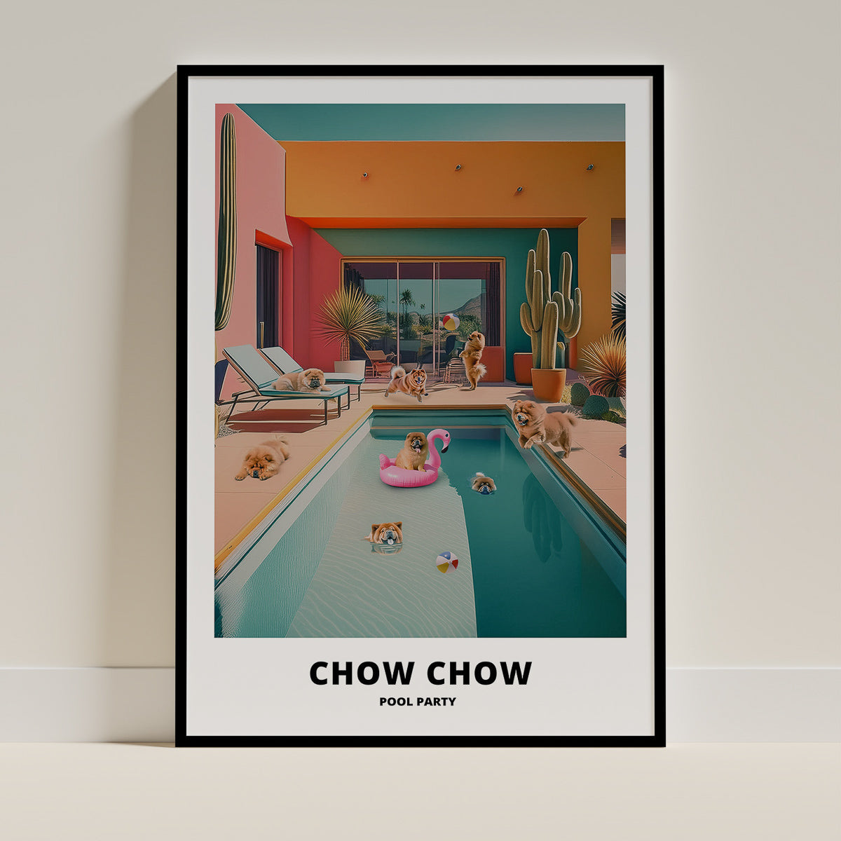 Chow Chow Dog Art Print Unframed Vol 2 | 6 Unique Designs | Wall Art Gift for Dog Lovers - Image 6 | Dogsy & Co