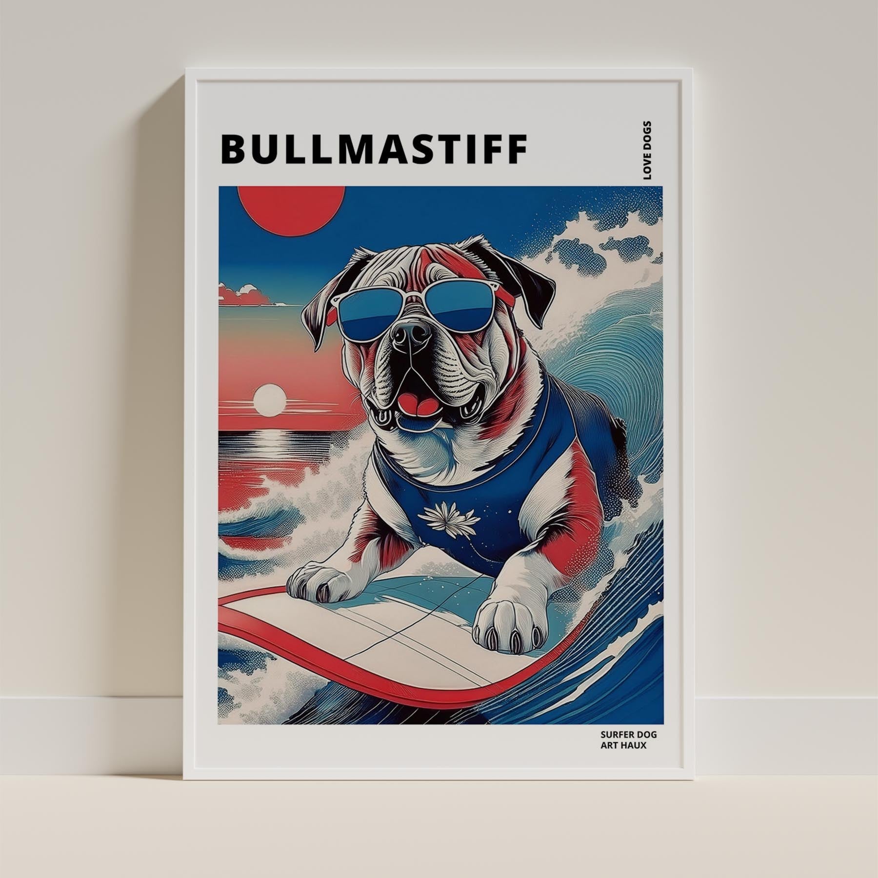 Bullmastiff Hokosai Surfer Dogs 1 image 9