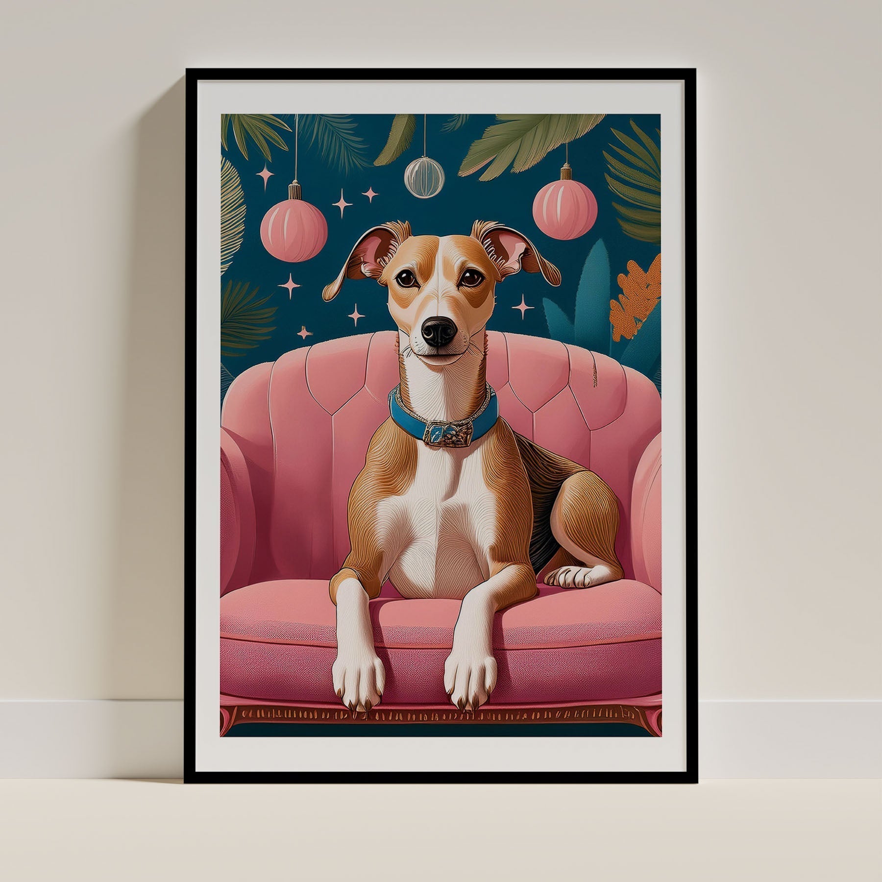 Whippet Dog Art Print Unframed Vol 2 | 10 Unique Designs | Wall Art Gift for Dog Lovers - Image 5 | Dogsy & Co