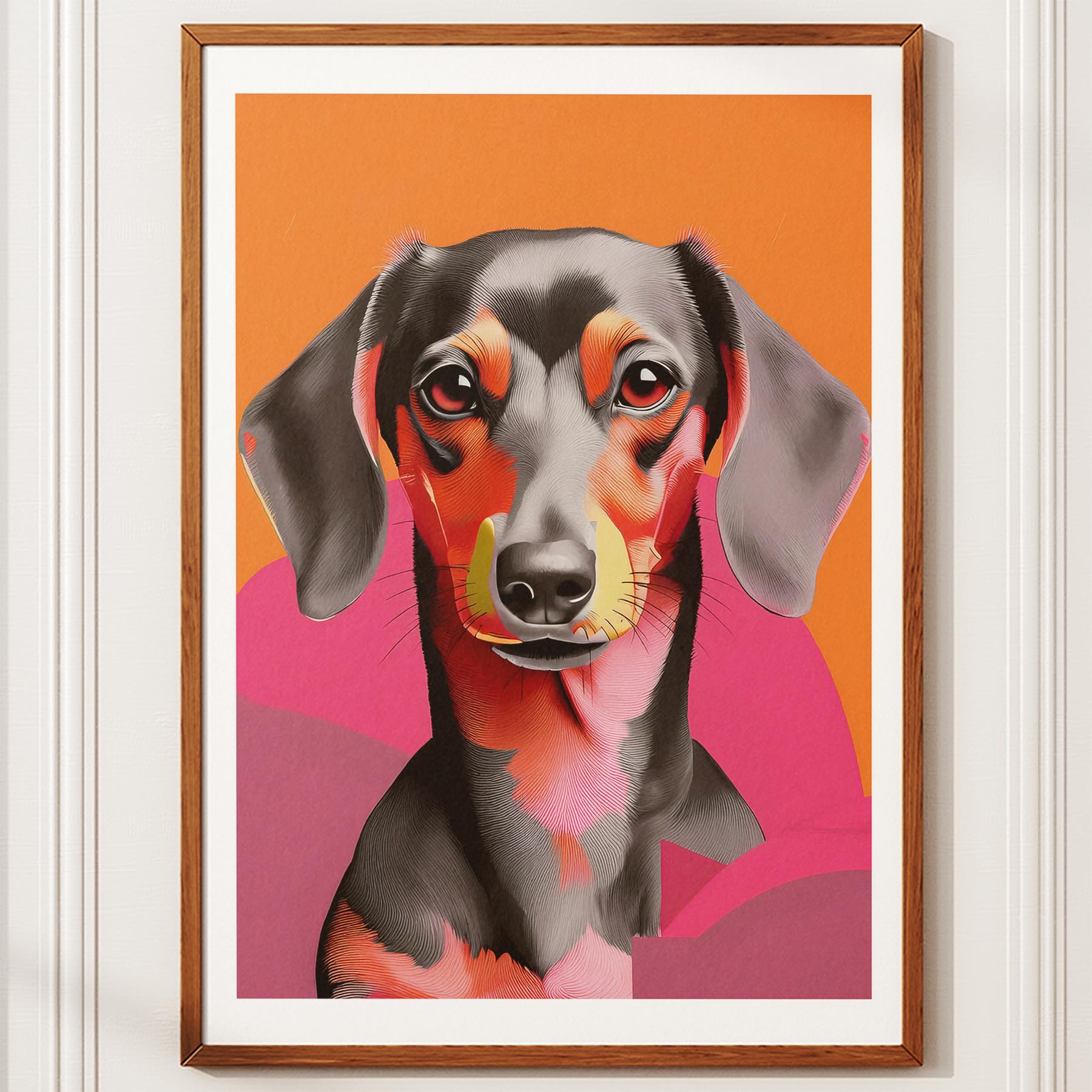 Dachshund Modern Pop Dog Series image 10